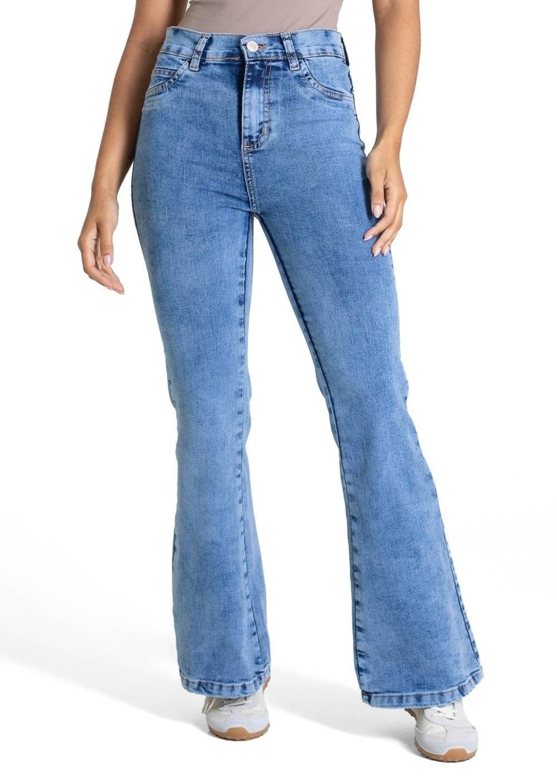 Calça Jeans Sawary Flare Petit - 283266 - Azul - Sawary