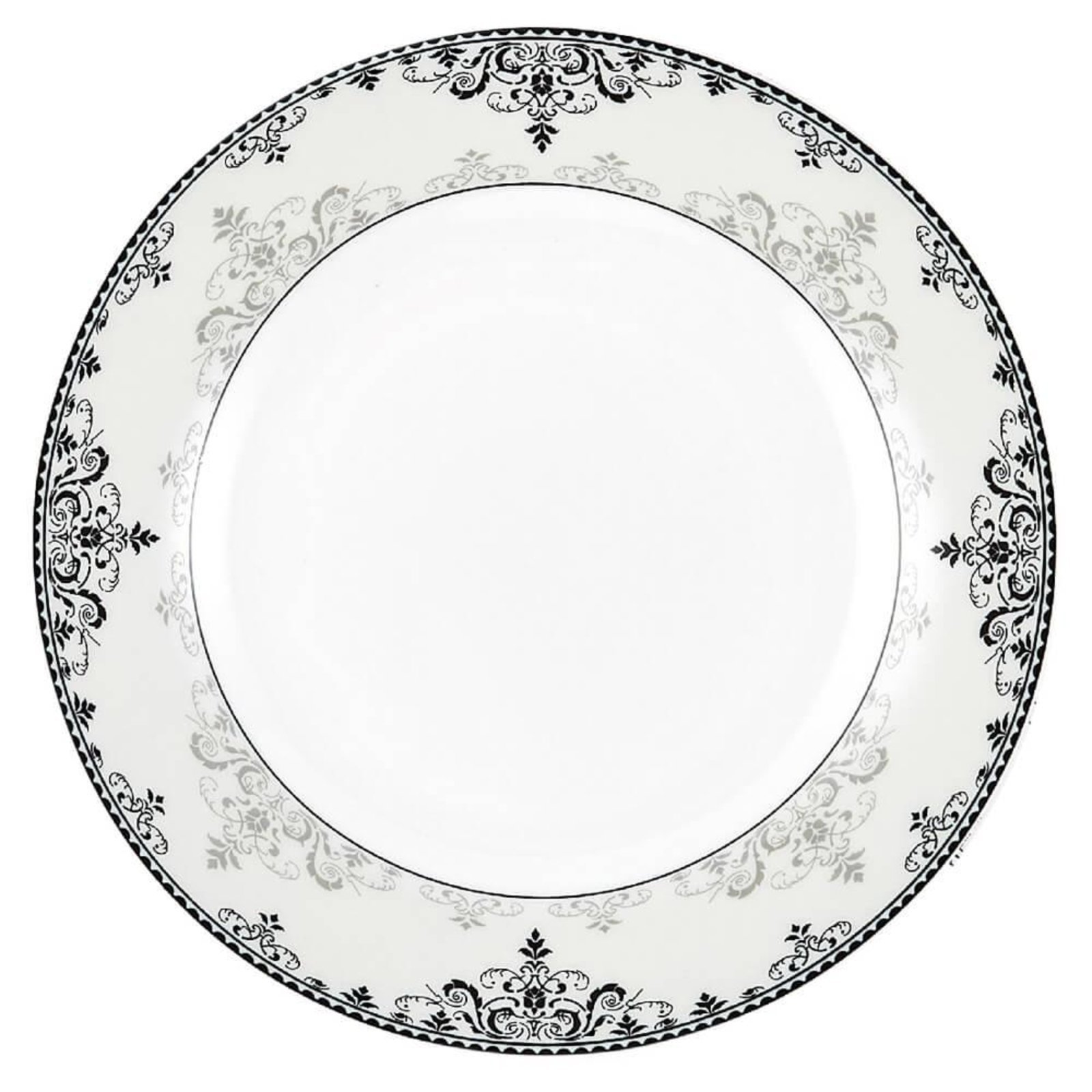 Prato Fundo de Porcelana Liliana 20,4cm 1 Peça - Hauskraft