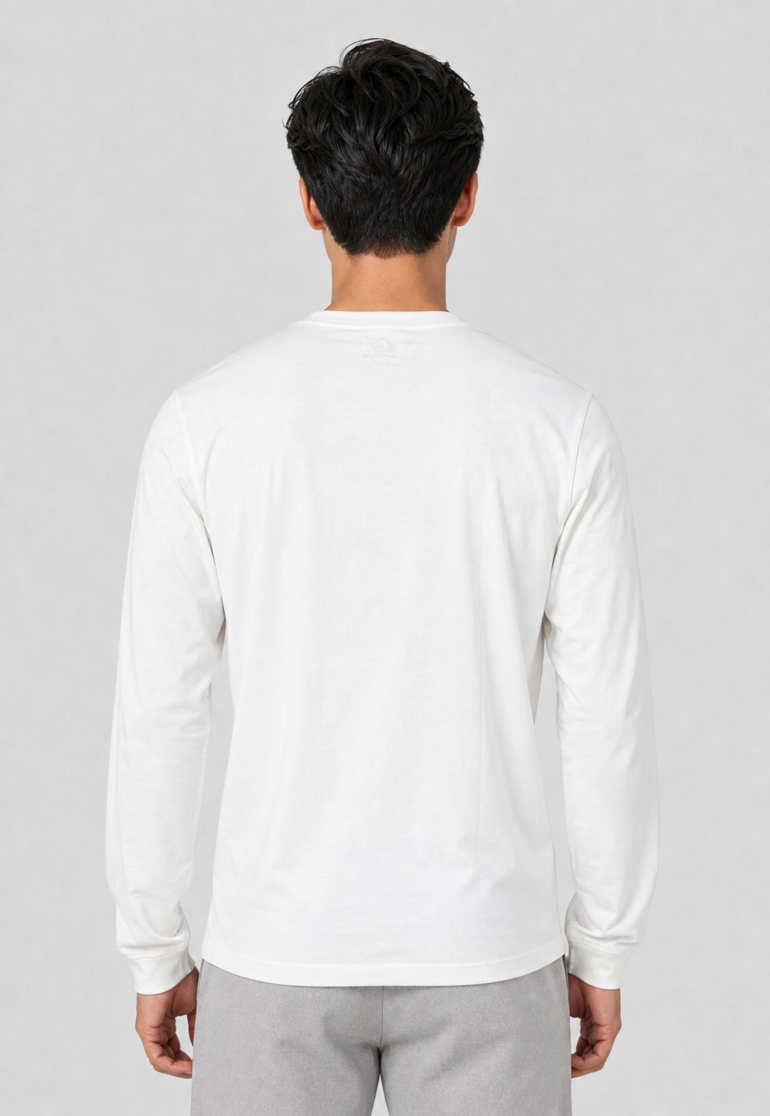 Camiseta Masculina Quiksilver Manga Longa Branca
