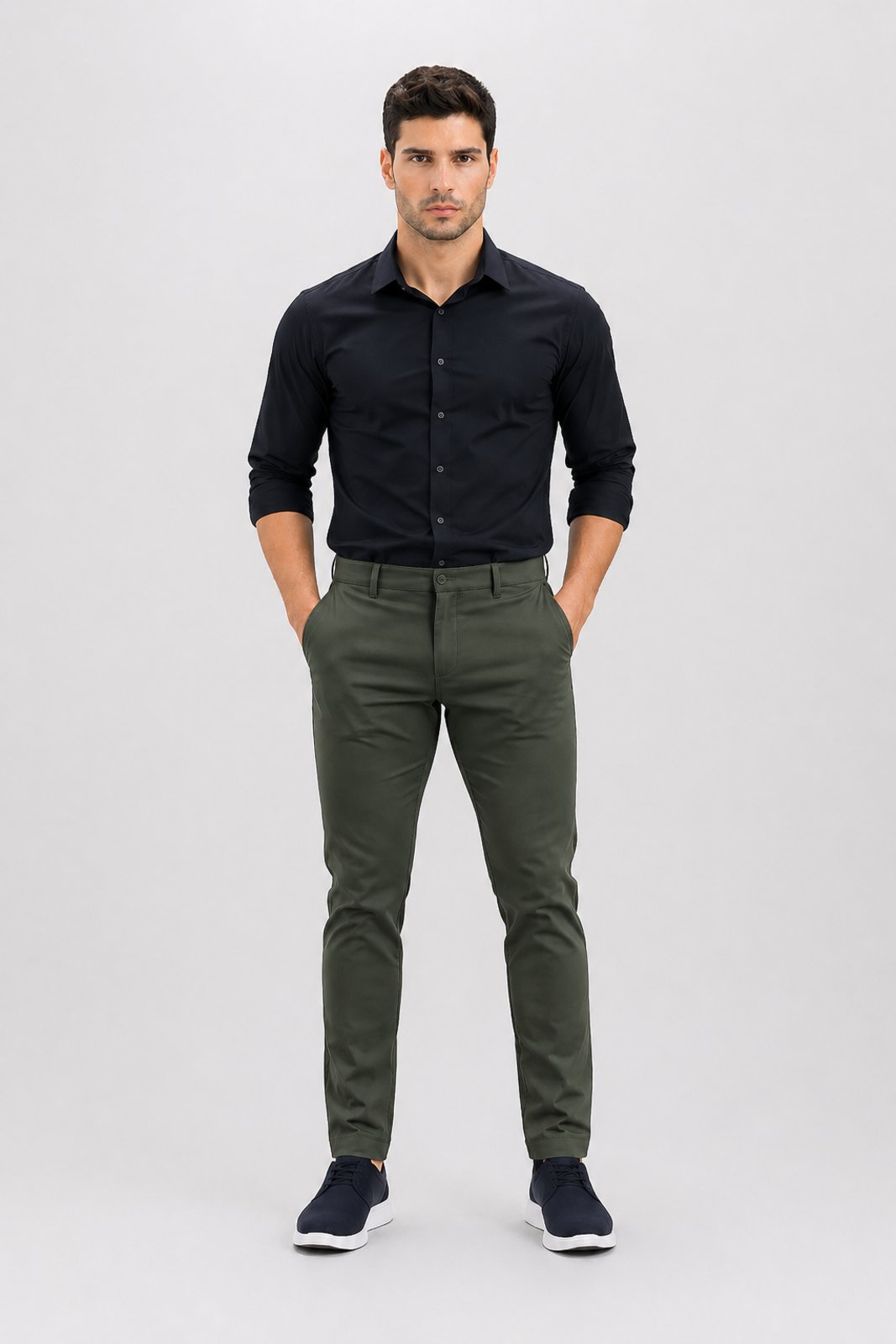 Calça Slim D Bell Outlet Fashion Verde
