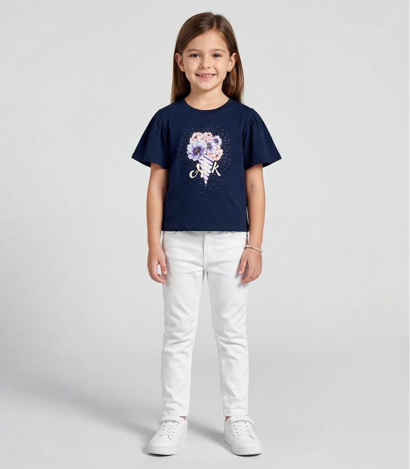 Infantil - Blusa Feminina Trick Nick Azul
