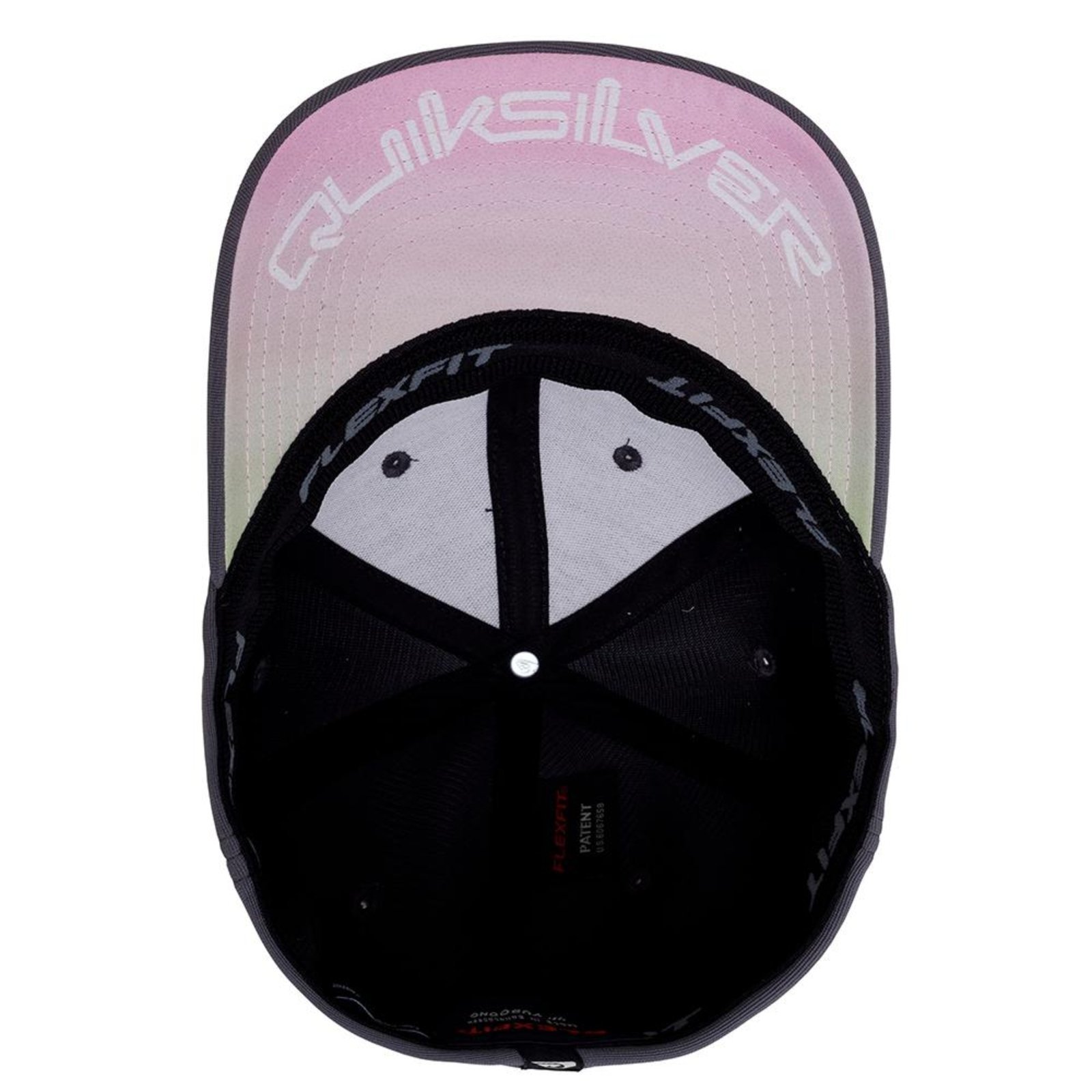 Boné Quiksilver Aba Curva Gradient Logo Spray SM25 Dark Grey