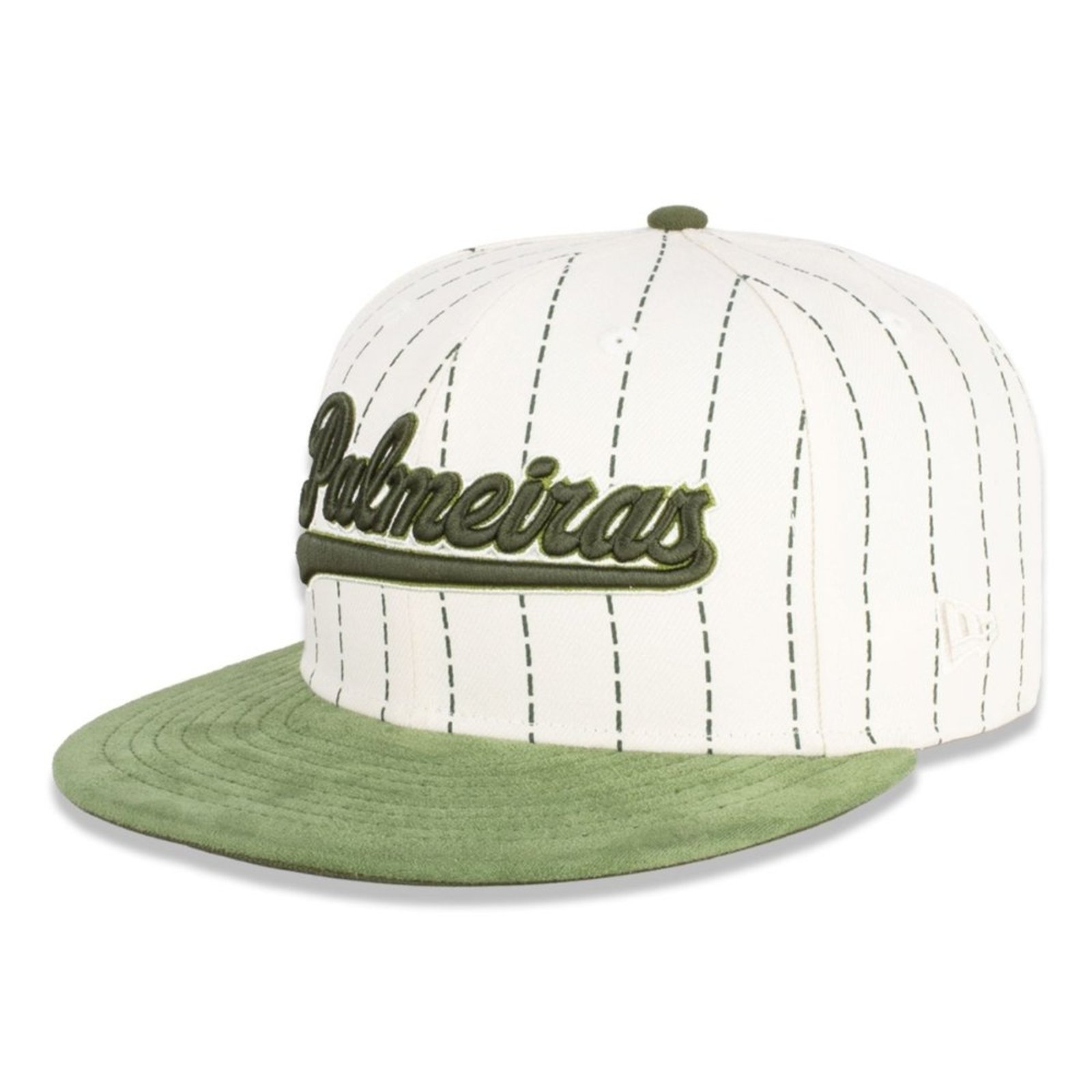 Bone New Era 59FIFTY Pinstripe Palmeiras