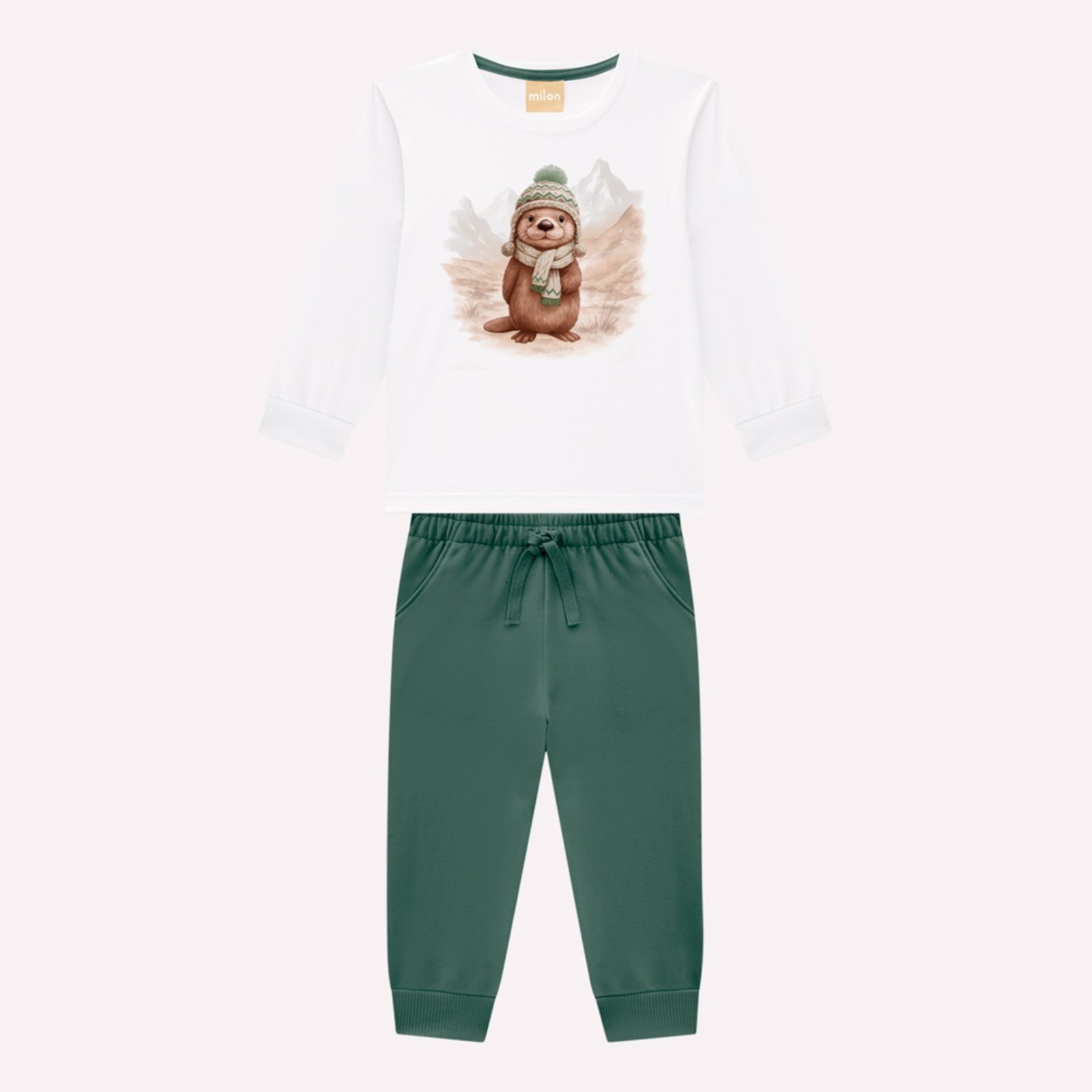 Infantil - Conjunto Menino Lontra Milon