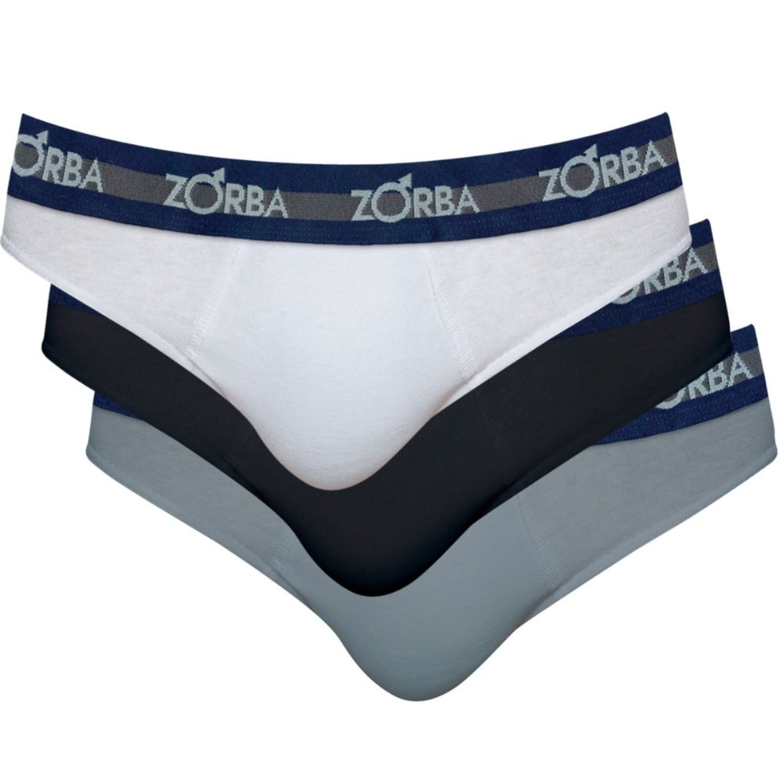 Cueca Zorba Slip em Algodão 764 C/3