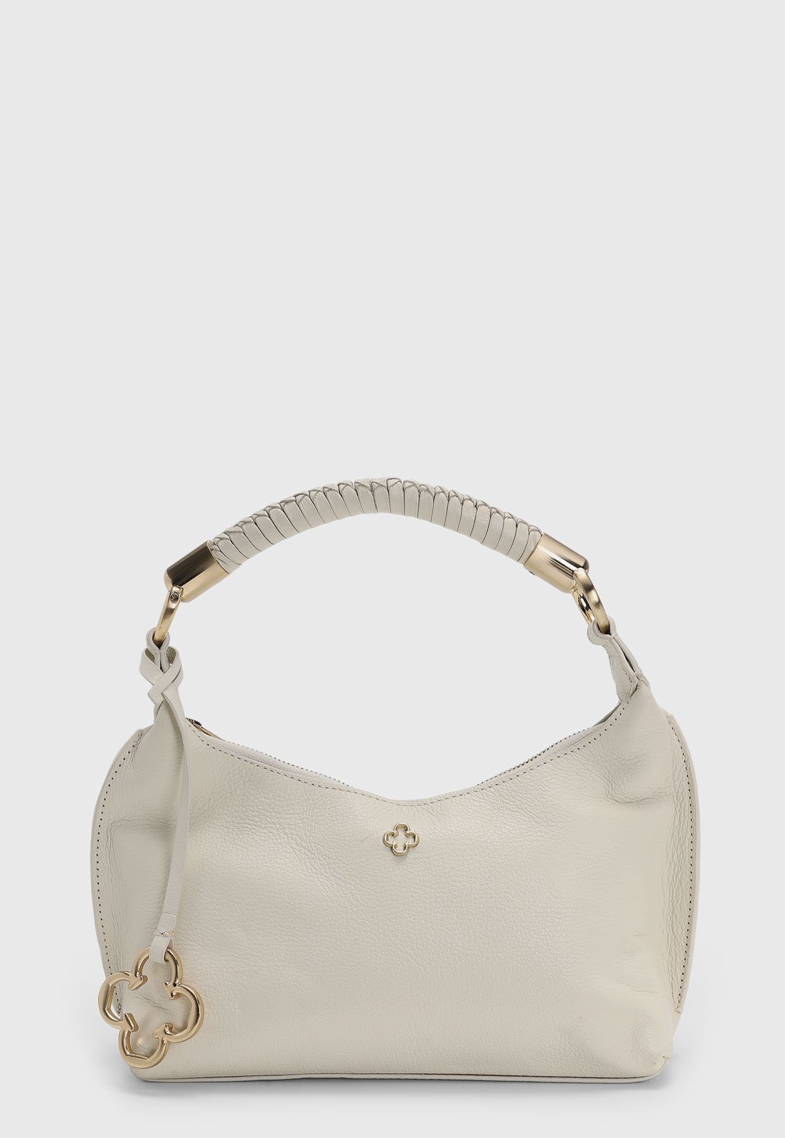 Bolsa Feminina Capodarte Média Alça Trançada Off-White