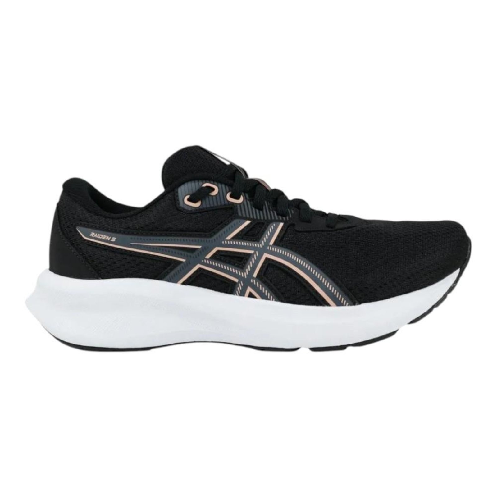 Tênis Asics Raiden 5 Feminino Textil Preto Preto