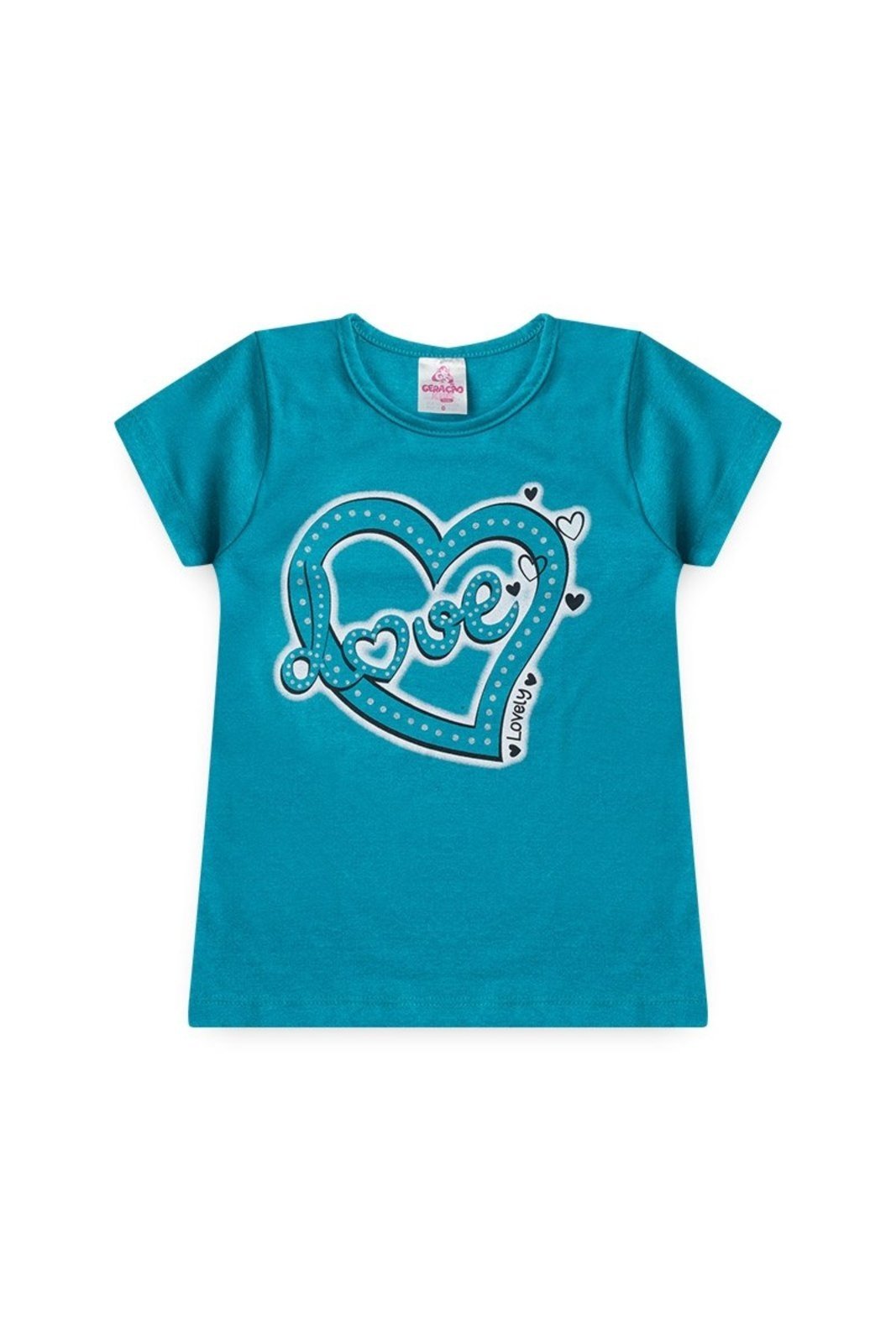Infantil – Conjunto para Menina Blusa e Shorts Love – GKS