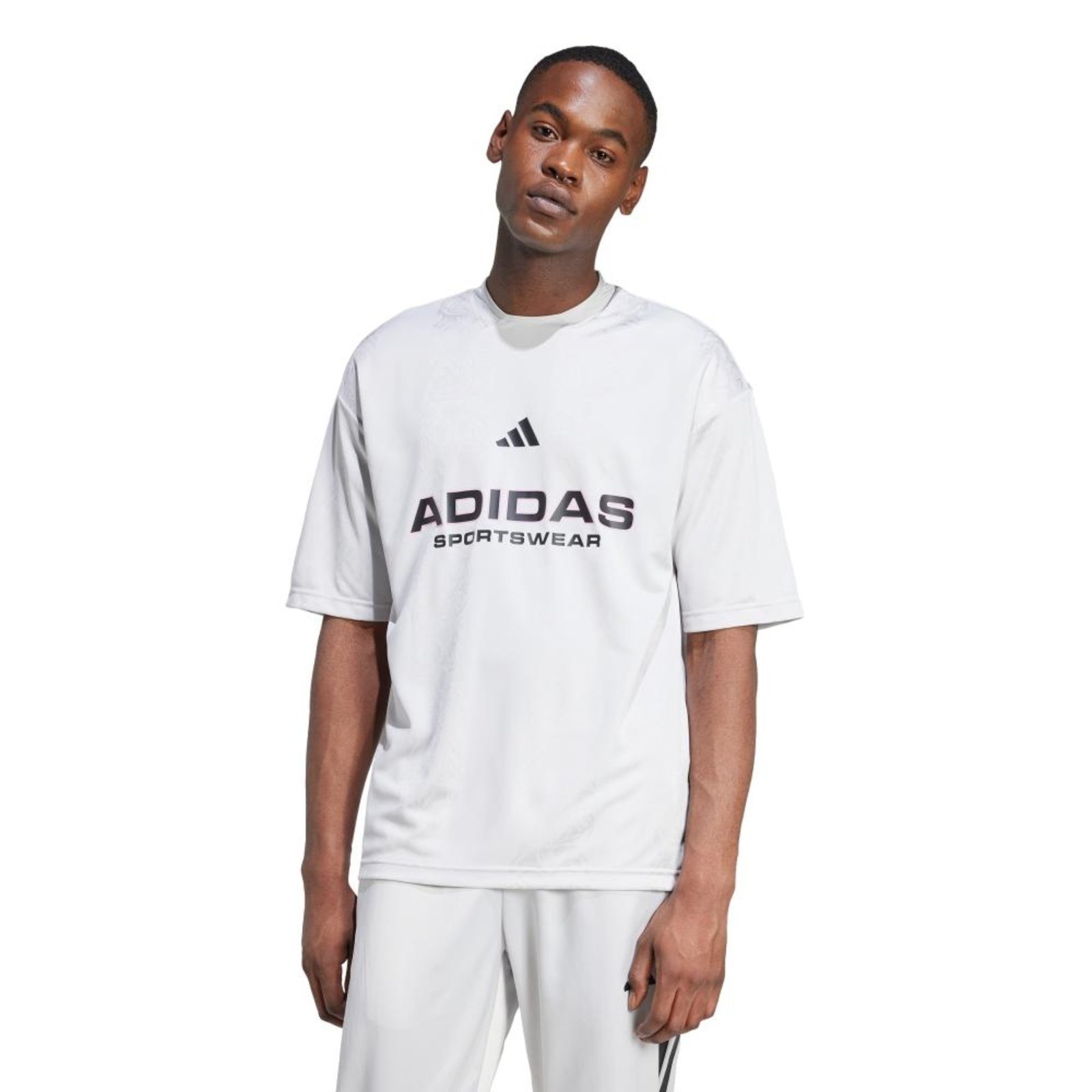 Camiseta Common Goal adidas Sportswear Cinza