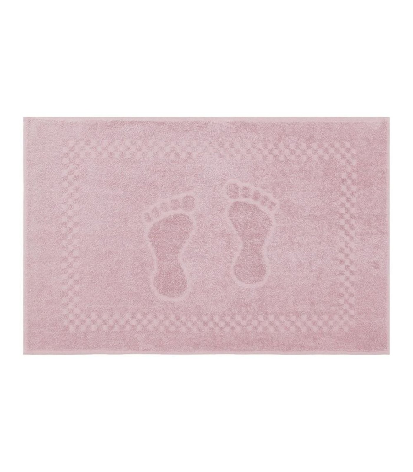 Toalha De Piso Pezinho Em Jacquard Appel Rosa