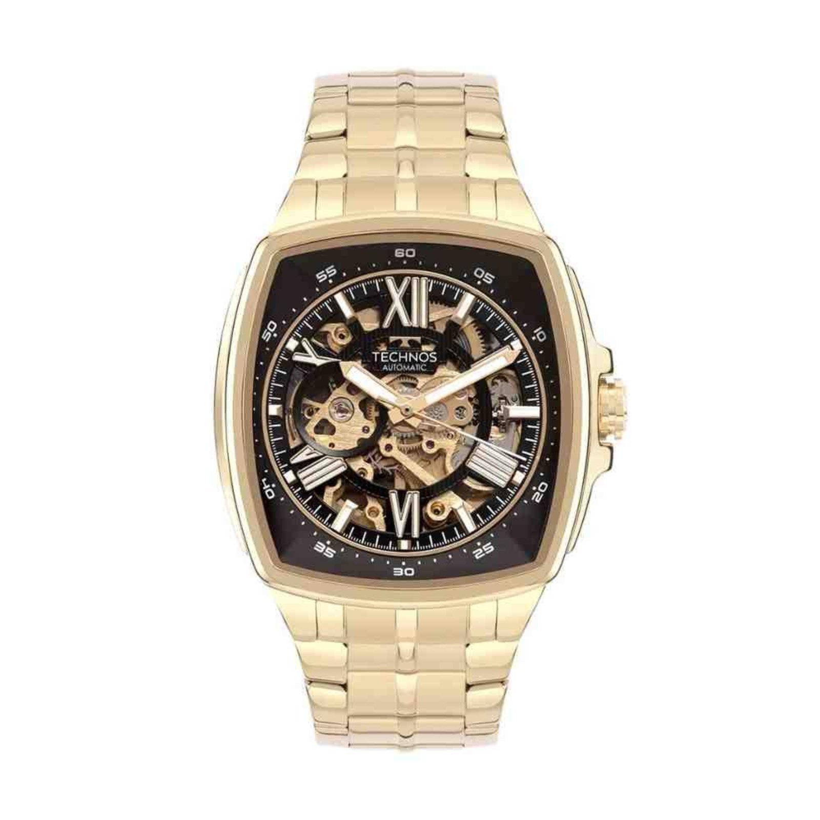 Relógio Technos Automático Dourado Masculino G3265AI/1P