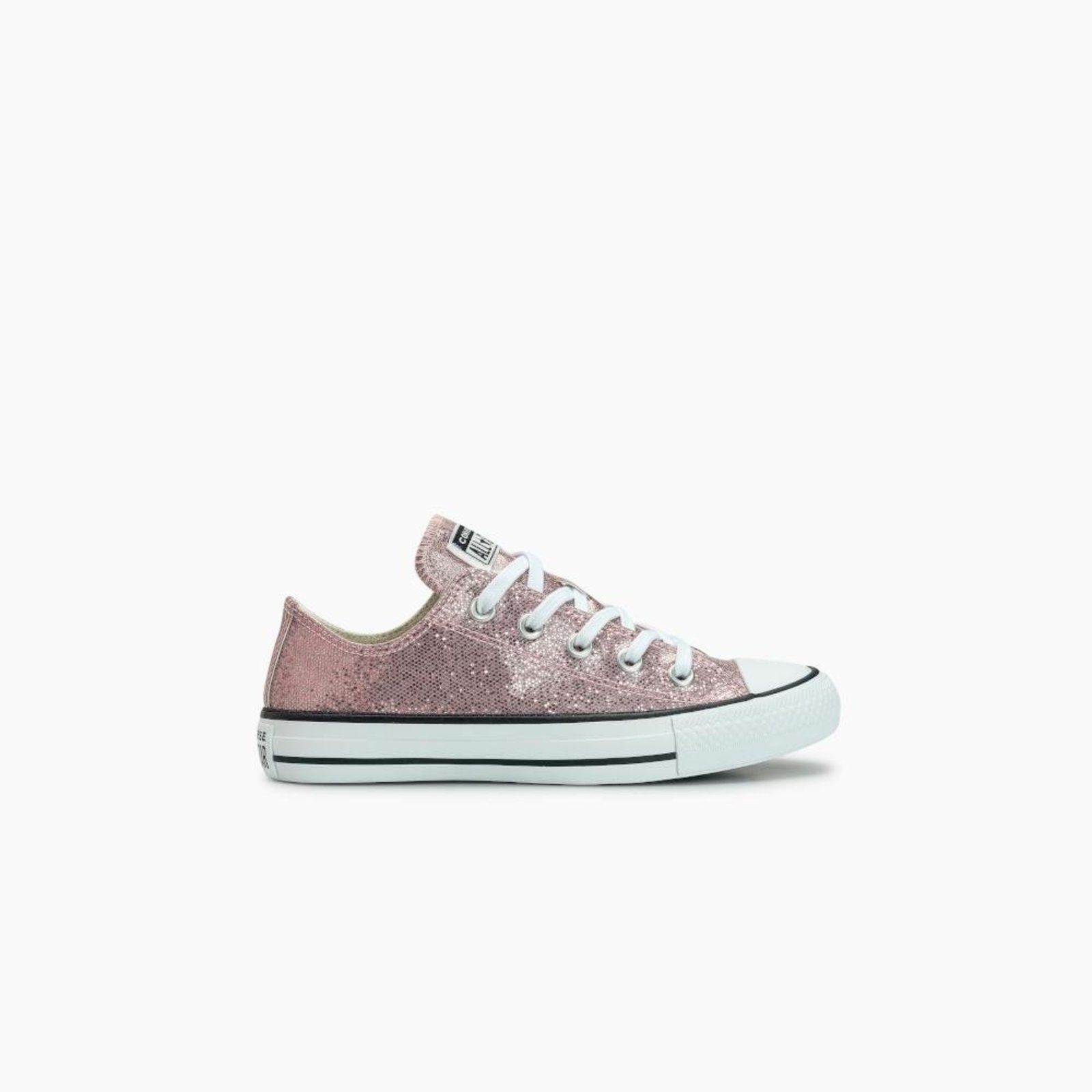 Infantil - Tênis Chuck Taylor All Star Shine Cano Baixo Rosa