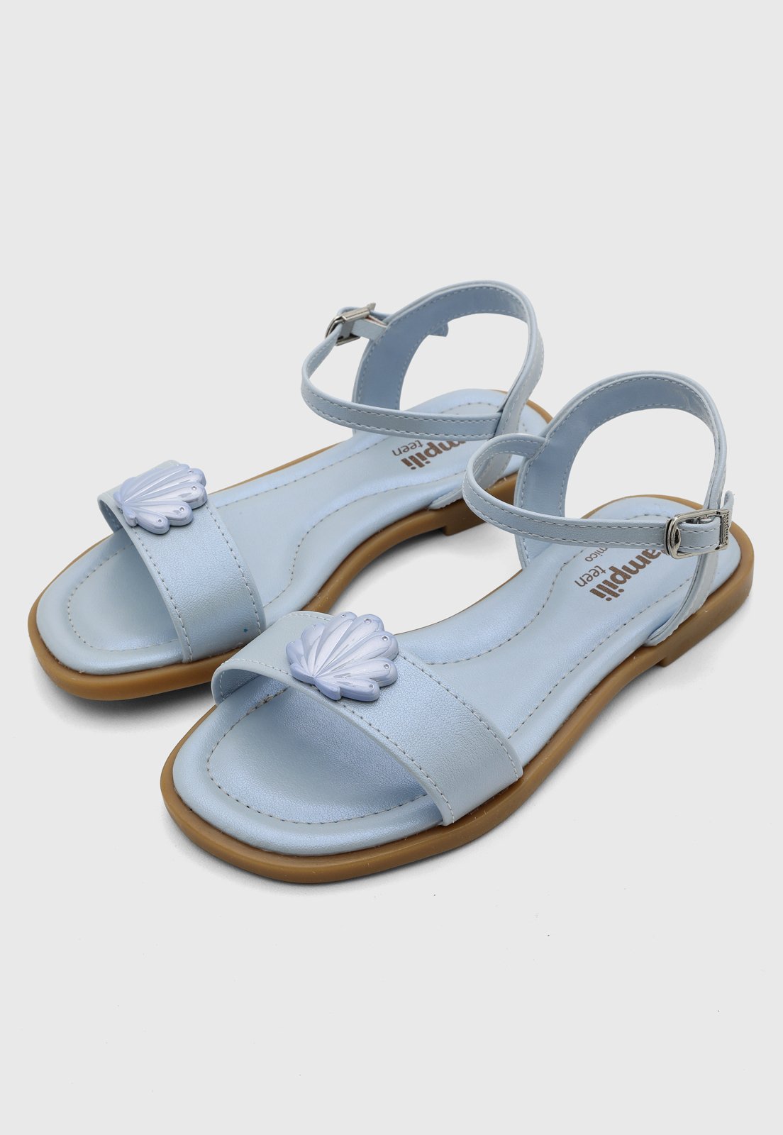 Infantil - Sandália Pampili Detalhe Concha Azul