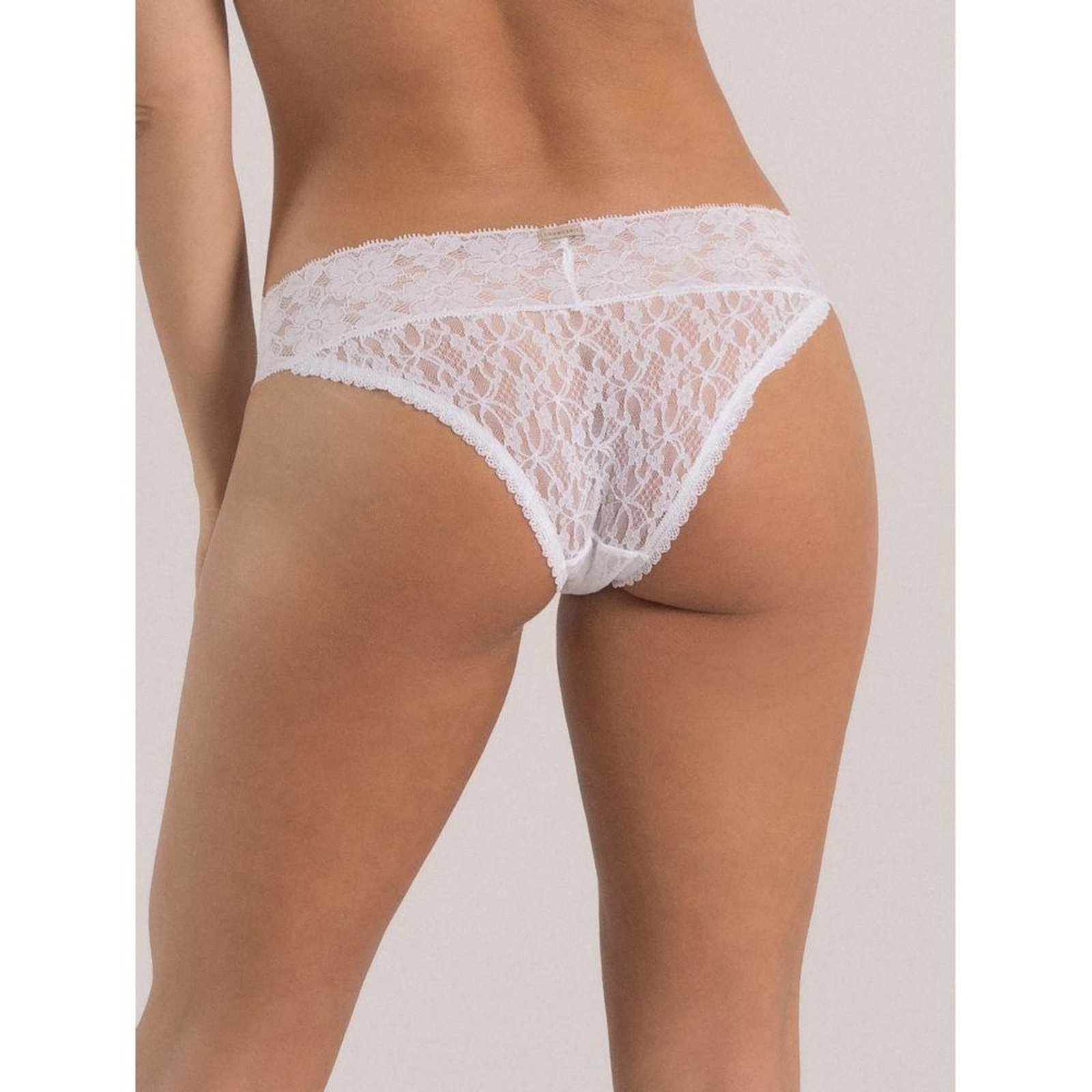 Vista 3 Calcinha Biquíni Renda Sweet Lace Loungerie preto Loungerie preto