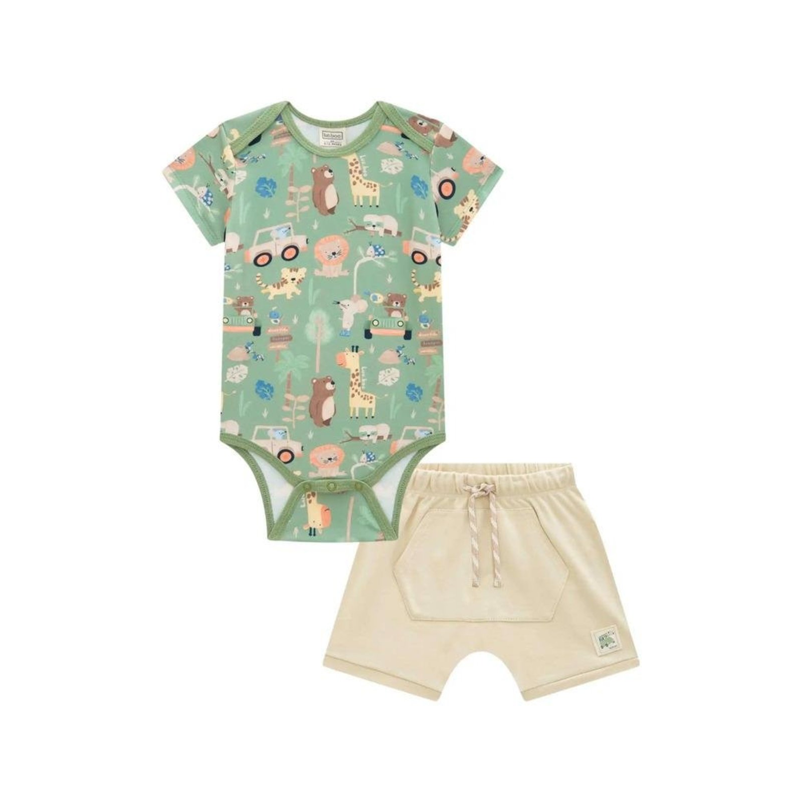 Infantil - Conjunto Menino Estampado Lucboo G Unico