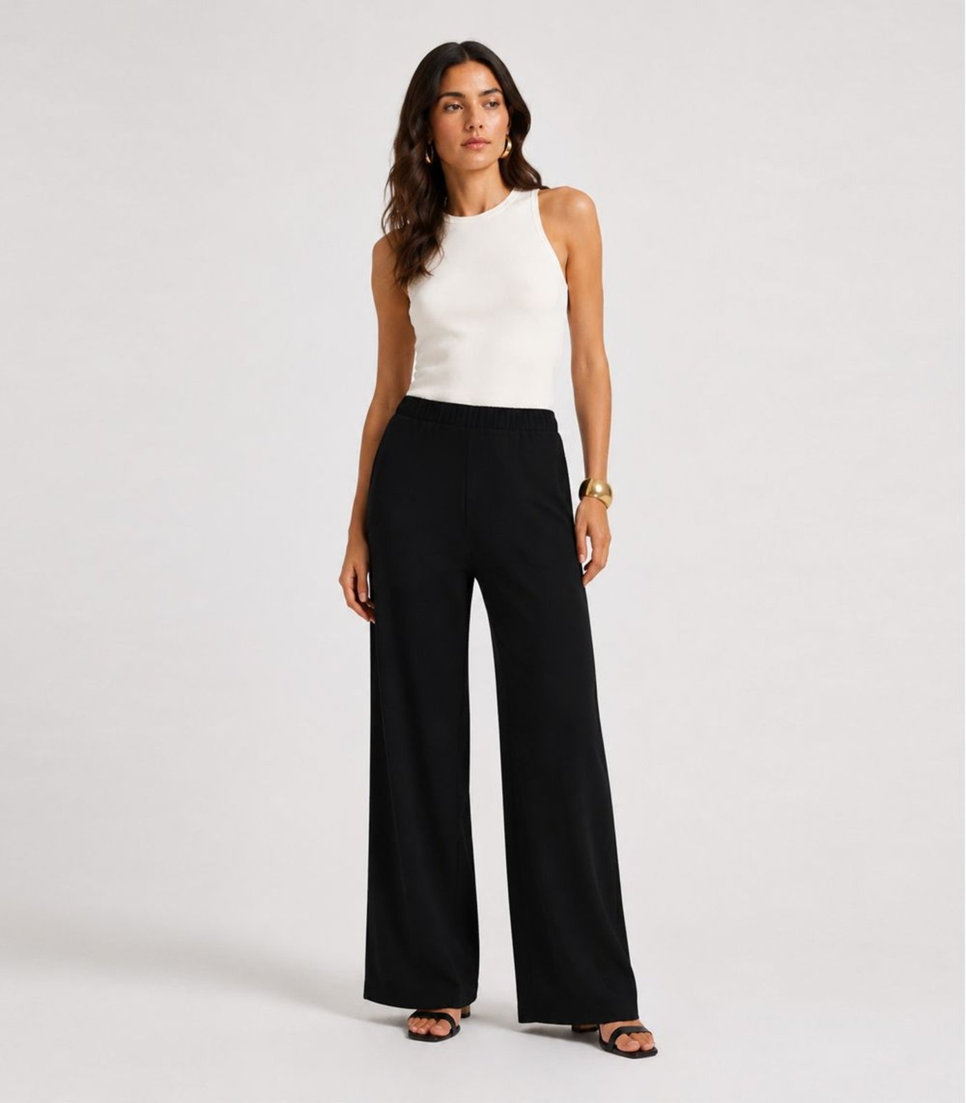 Calça Feminina Moletom Peliciado Infinita Cor Preto