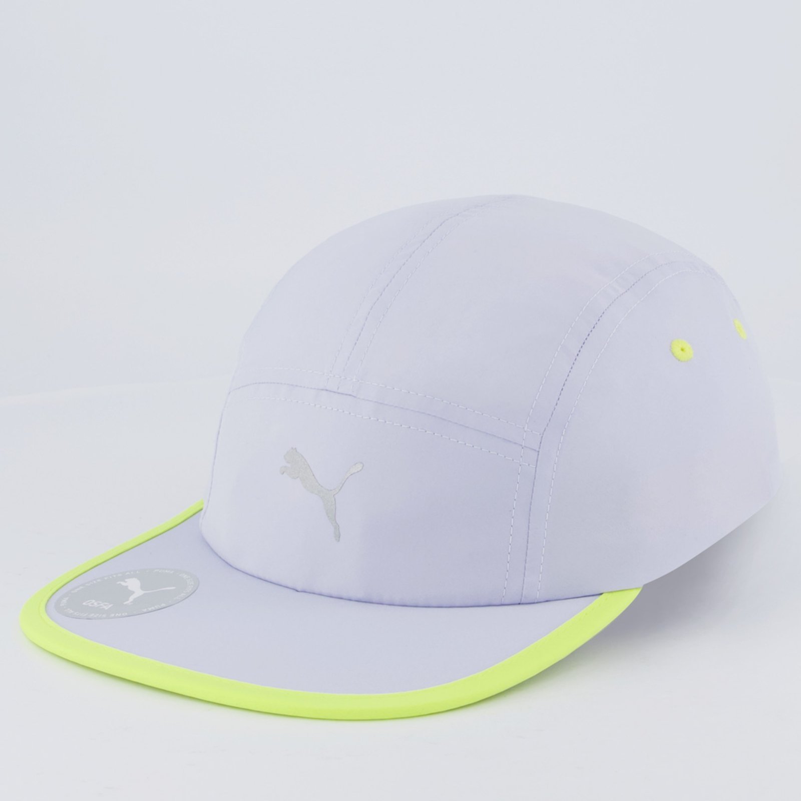 Vista 2 Boné Puma ESS Running 5 Panel cinza Puma cinza