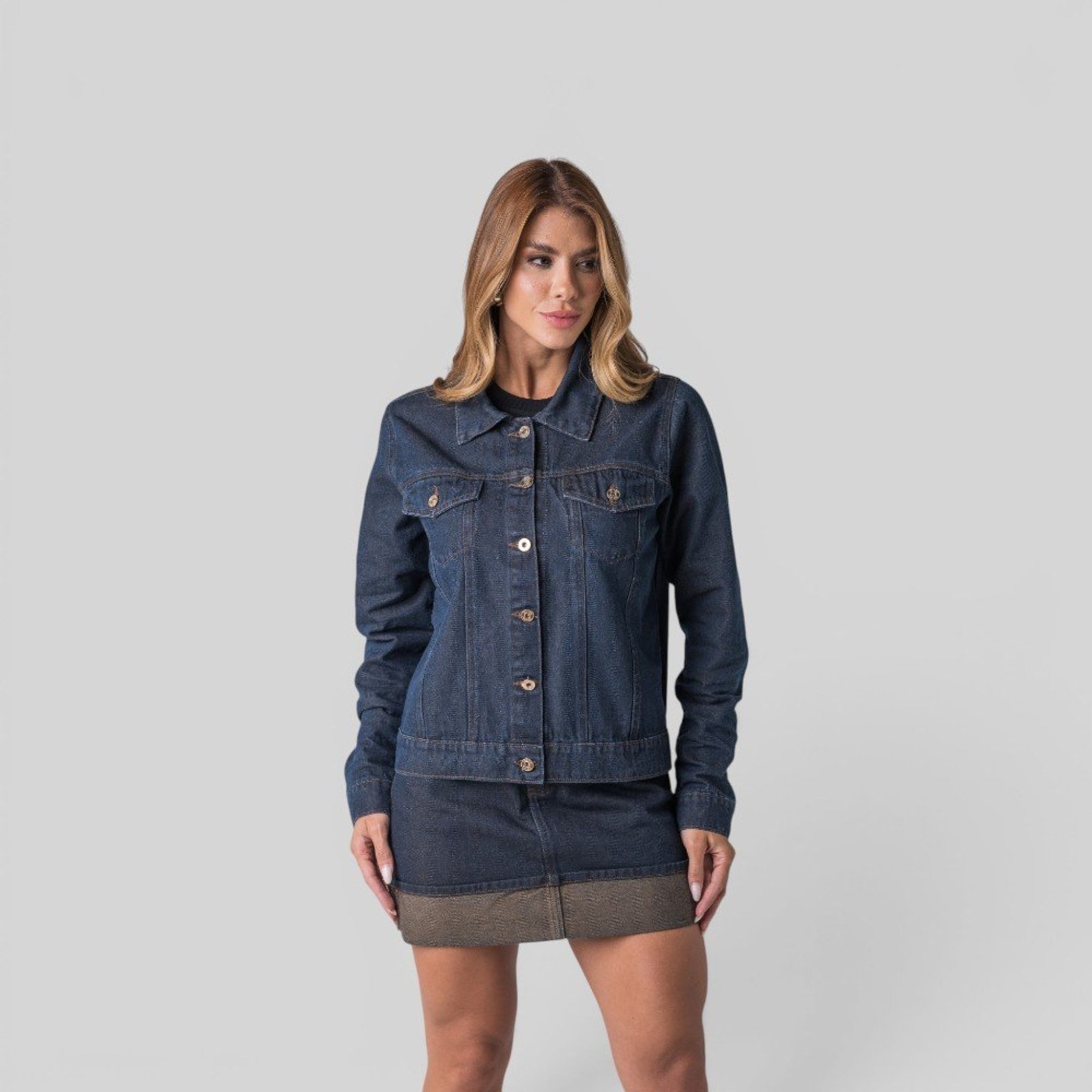 Jaqueta Feminina Jeans Zune INDIGO