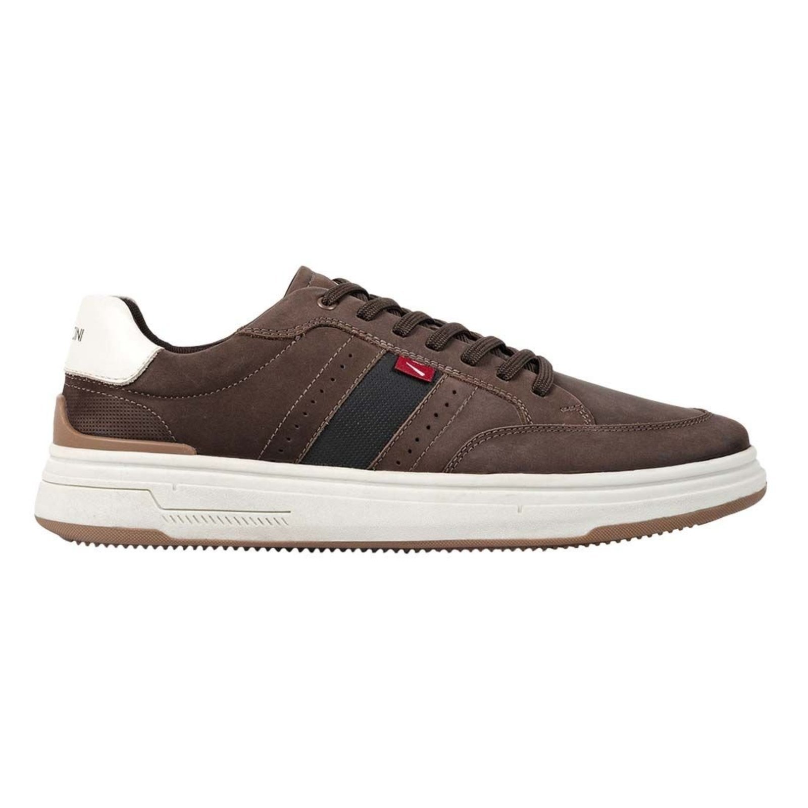 Tênis Sneaker Ferracini Cervo Sport Recortes Marrom