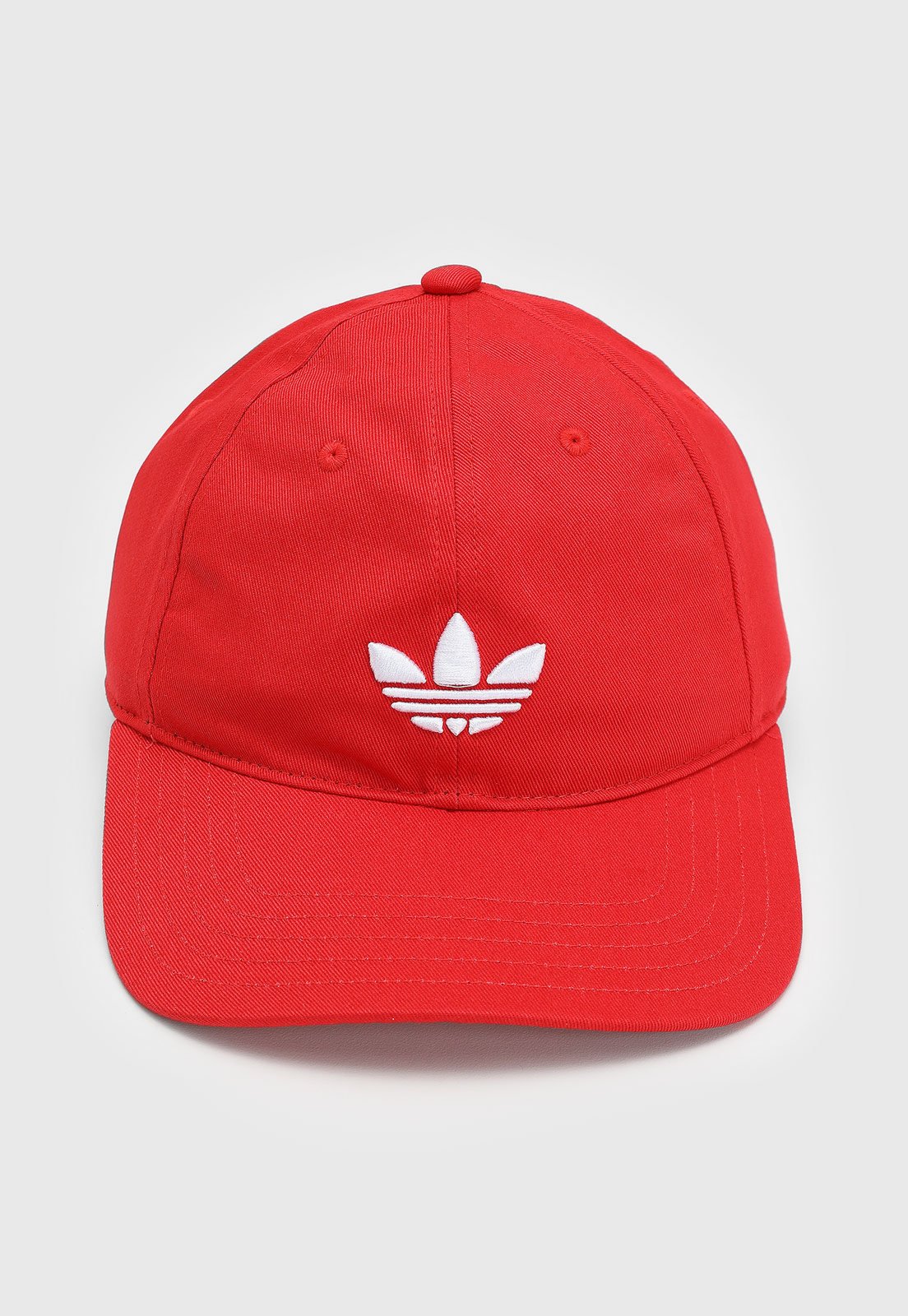 Vista 2 Boné adidas Originals Aba Curva Trefoil Baseball vermelho adidas Originals vermelho