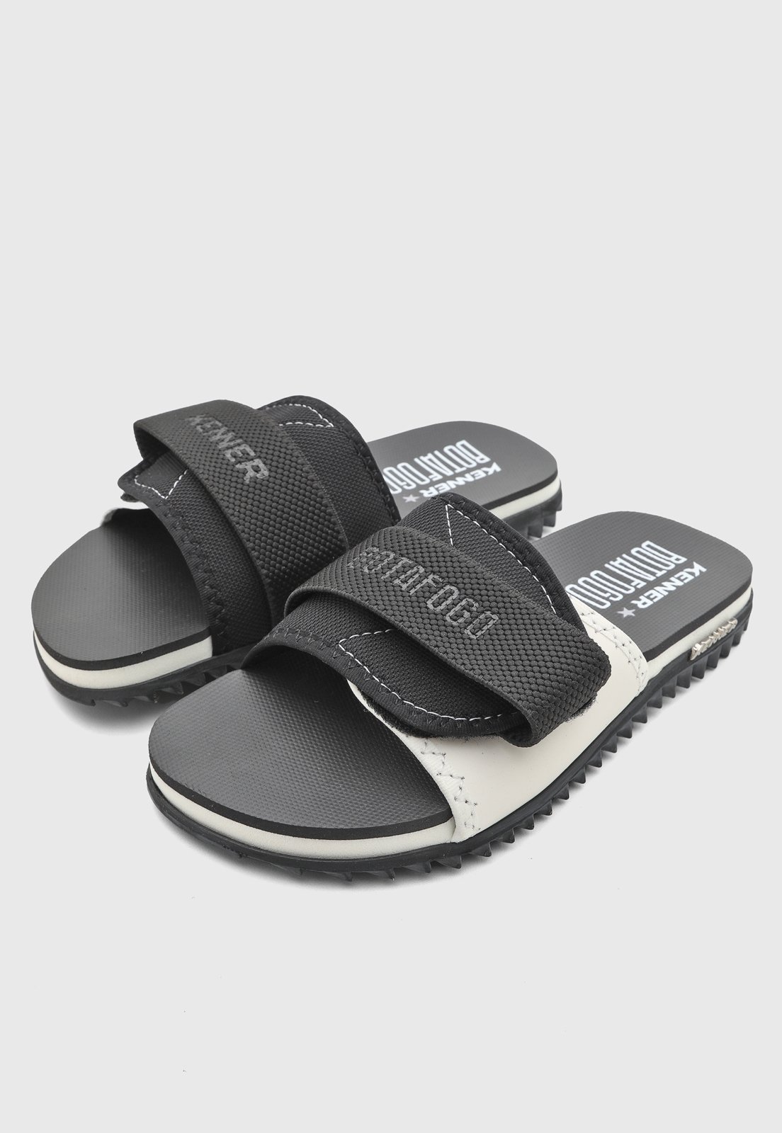 Chinelo Slide Masculino Kenner Botafogo Kivah Preto
