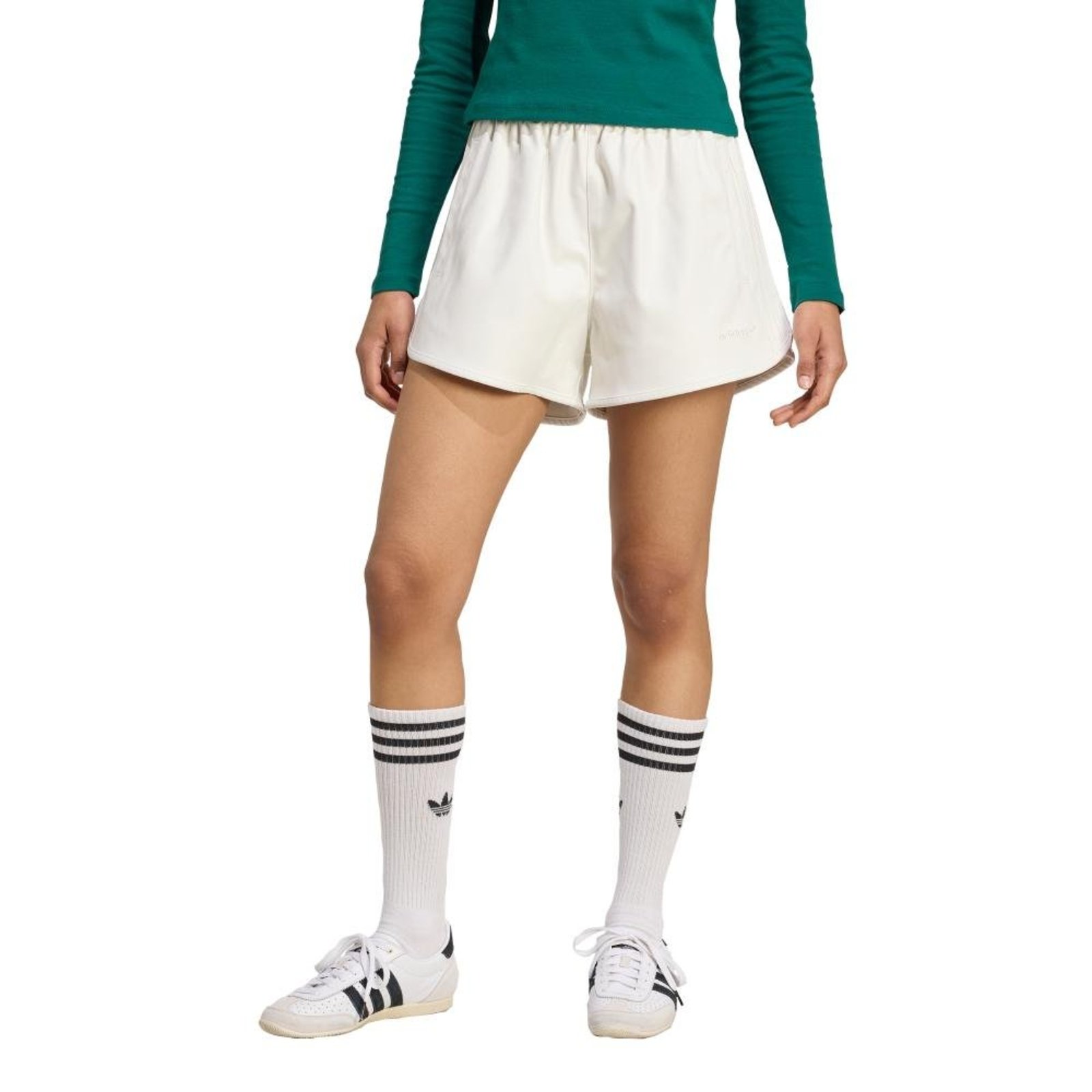 Shorts Pleather Sprinter adidas Originals Branco
