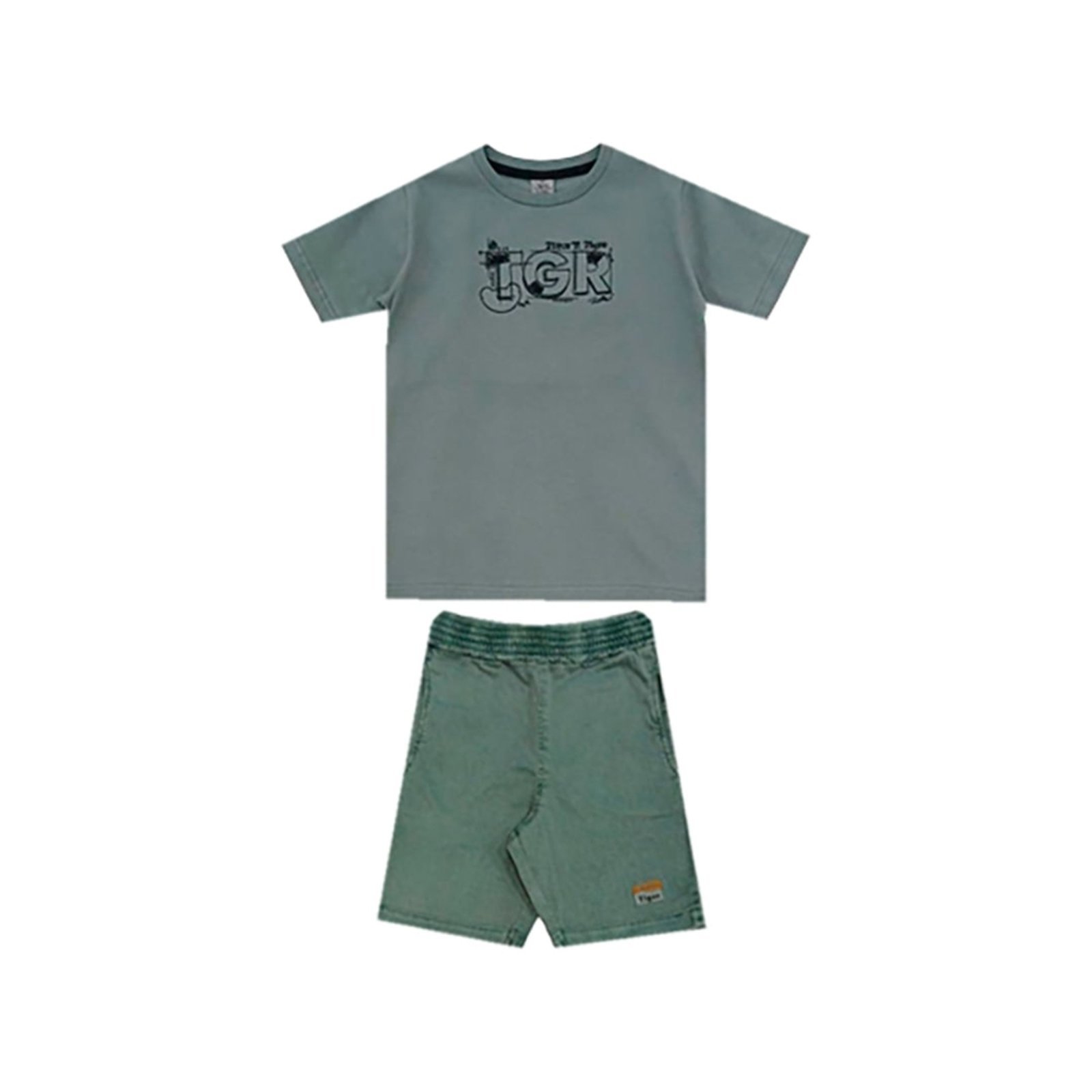 Infantil - Conjunto Curto Masculino Tigor T. Tigre
