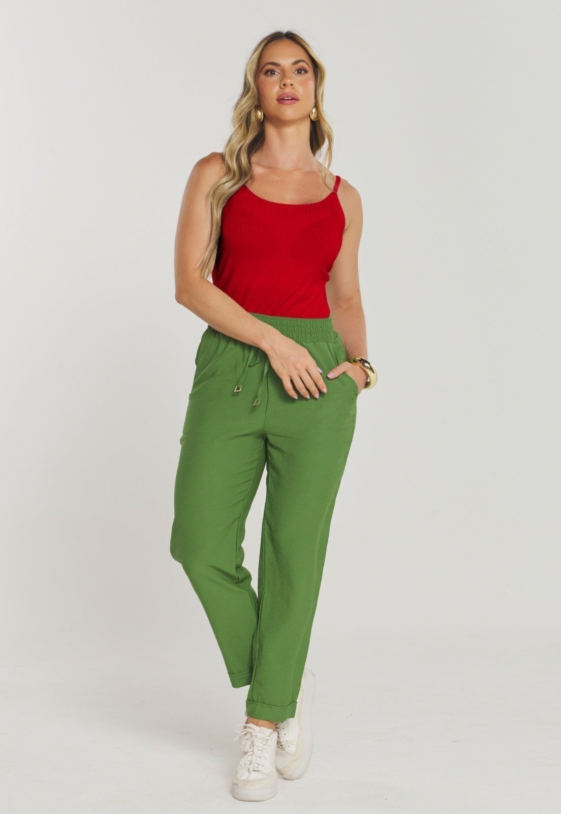 Blusa Rudély Canelada Vermelho