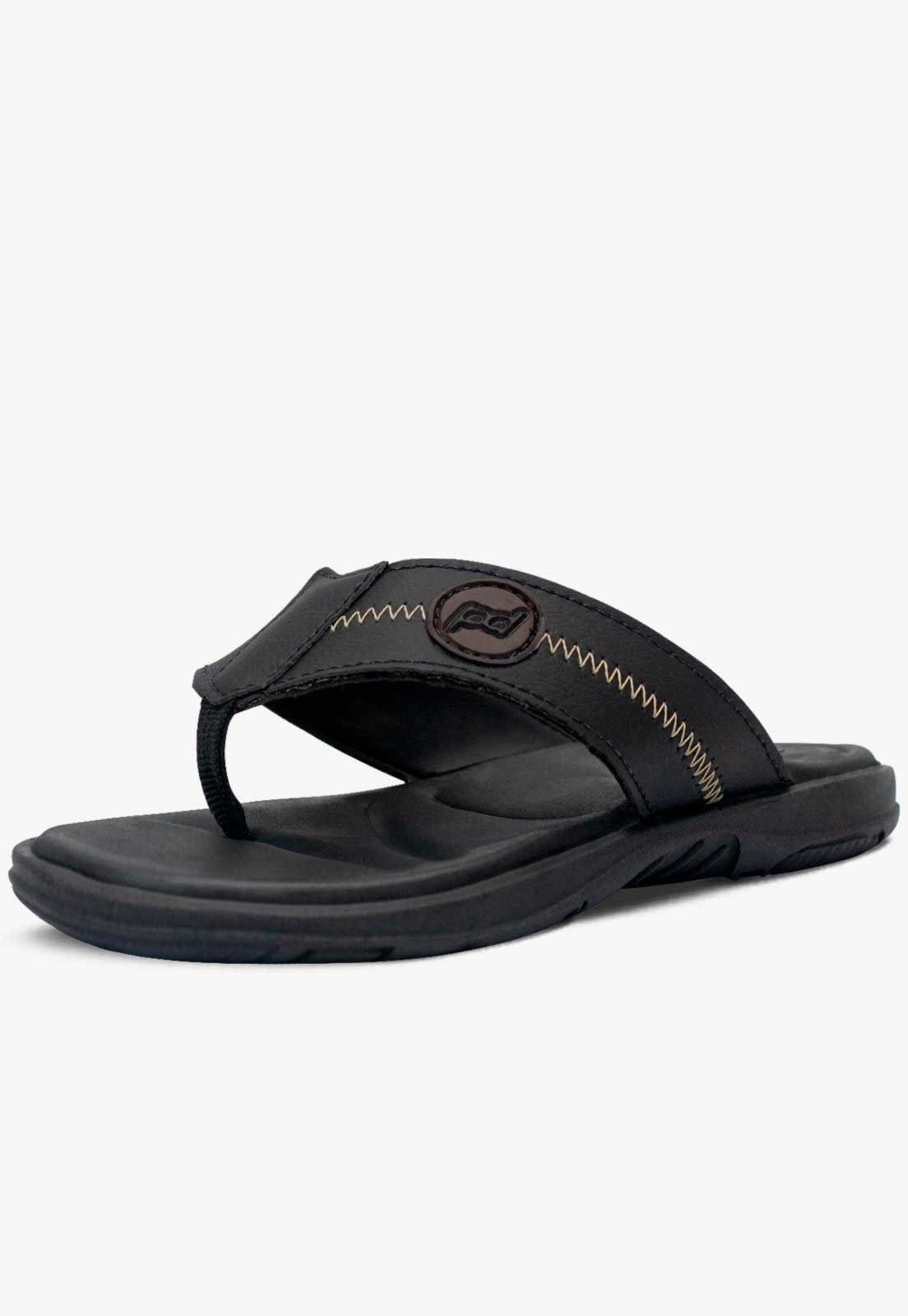 Infantil – Chinelo de Dedo Masculino Pópidi Menino Tira Grossa Preto