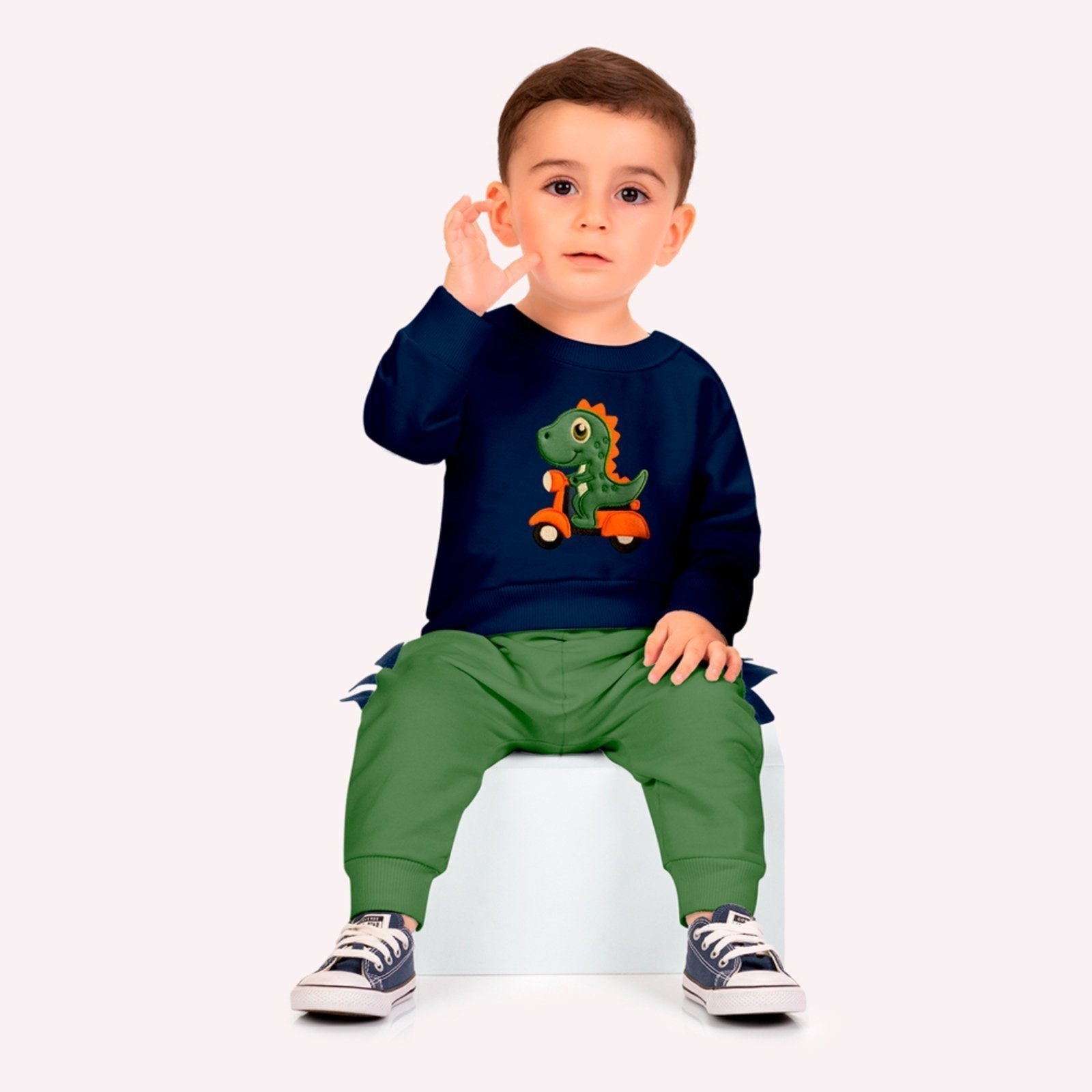 Infantil - Conjunto Menino Bordado Kyly