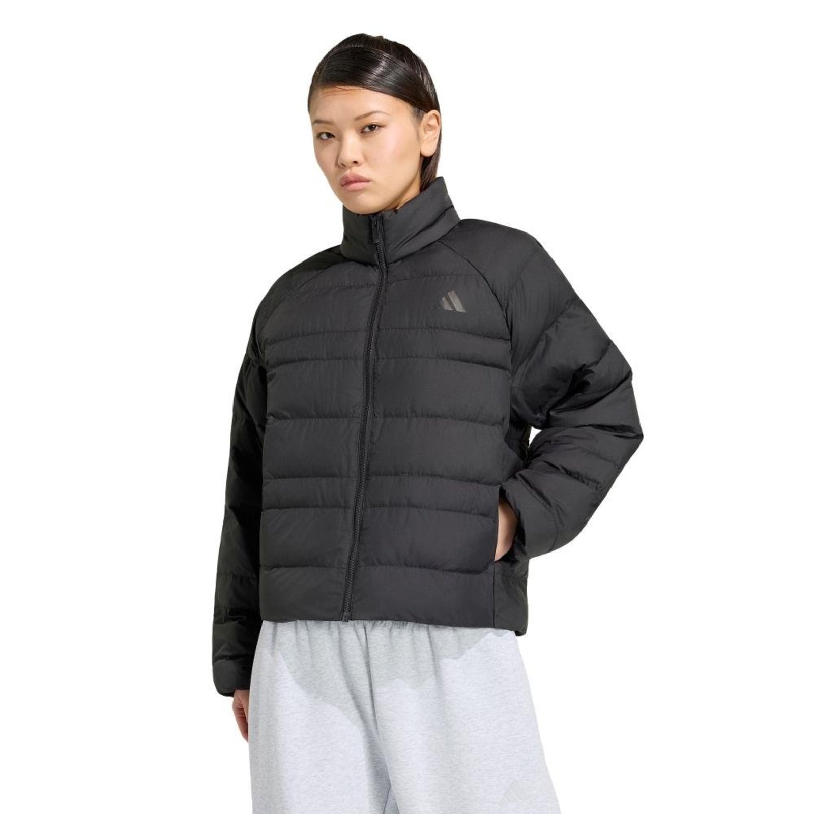 Jaqueta Térmica Compactável Essentials adidas Sportswear Preto