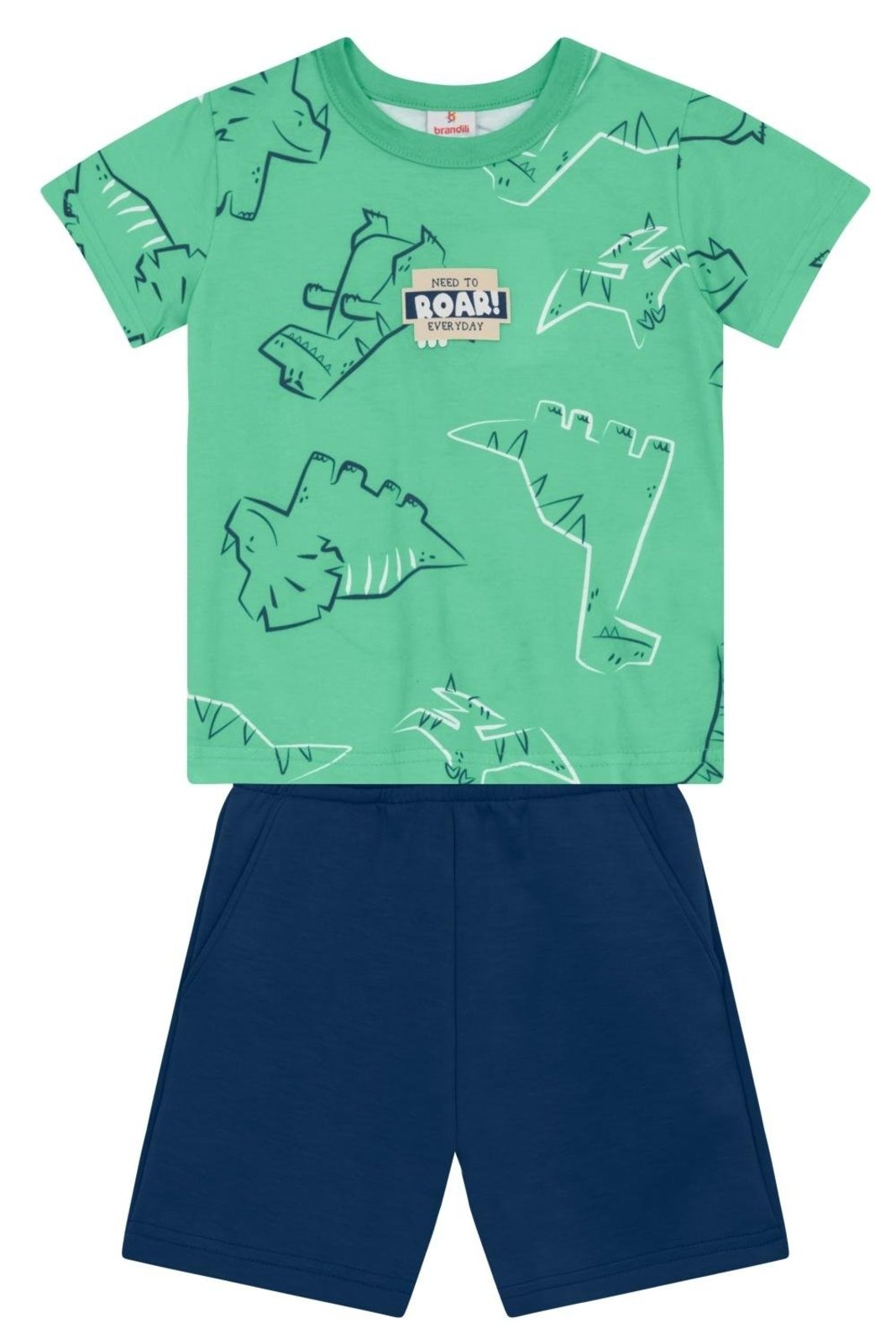 Infantil - Conjunto menino em meia malha Brandili