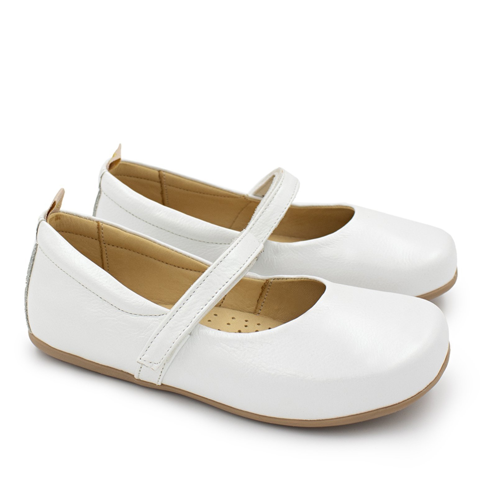 Vista 2 Infantil - Sapatilha Menina Blue Clara Couro Perolado Branco Blue Infantis off-white blue