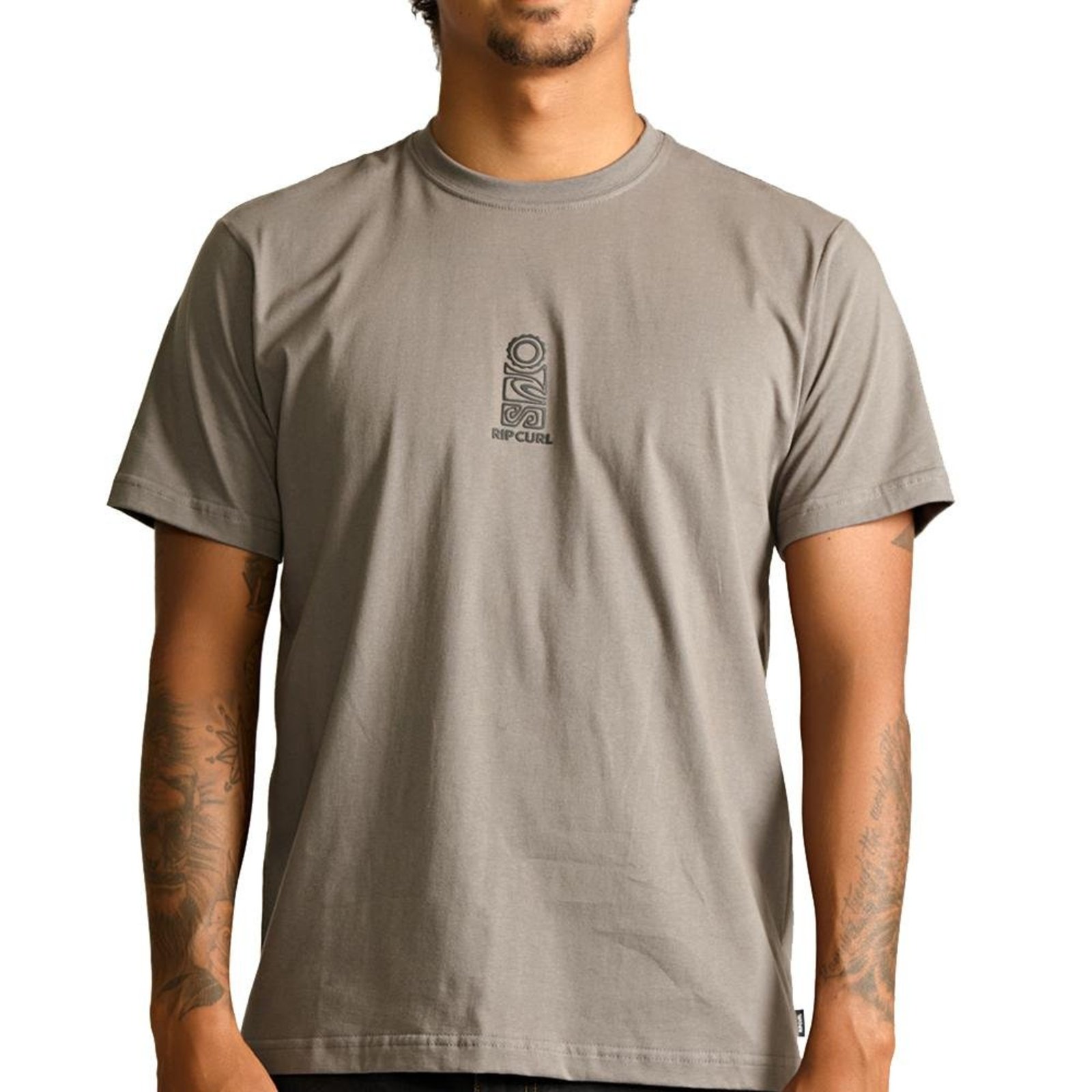 Camiseta Rip Curl Search SM27 Masculina Dark Grey