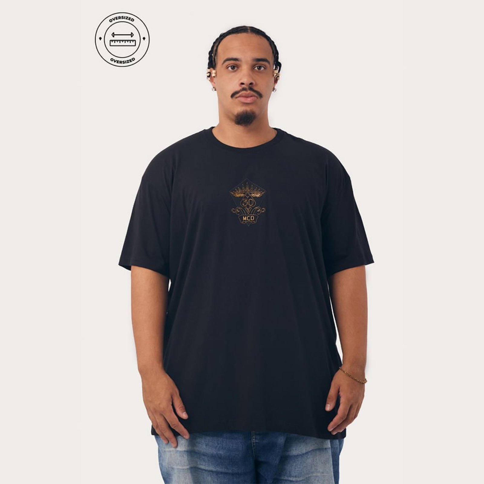 T-Shirt Mcd 30 Anos Pipa Oversized