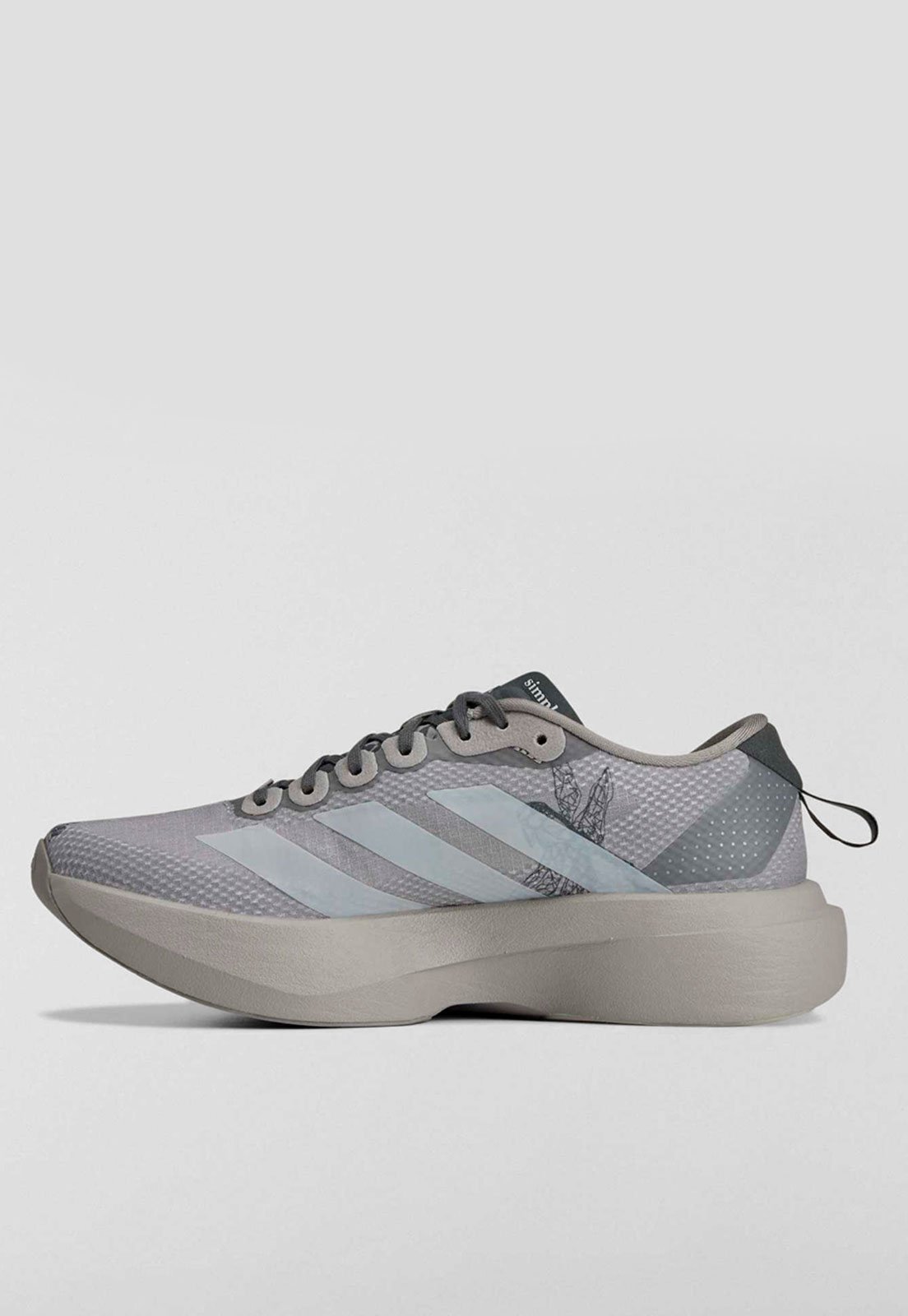 Tênis adidas Performance Adizero Evo SL Woven Feminino Cinza