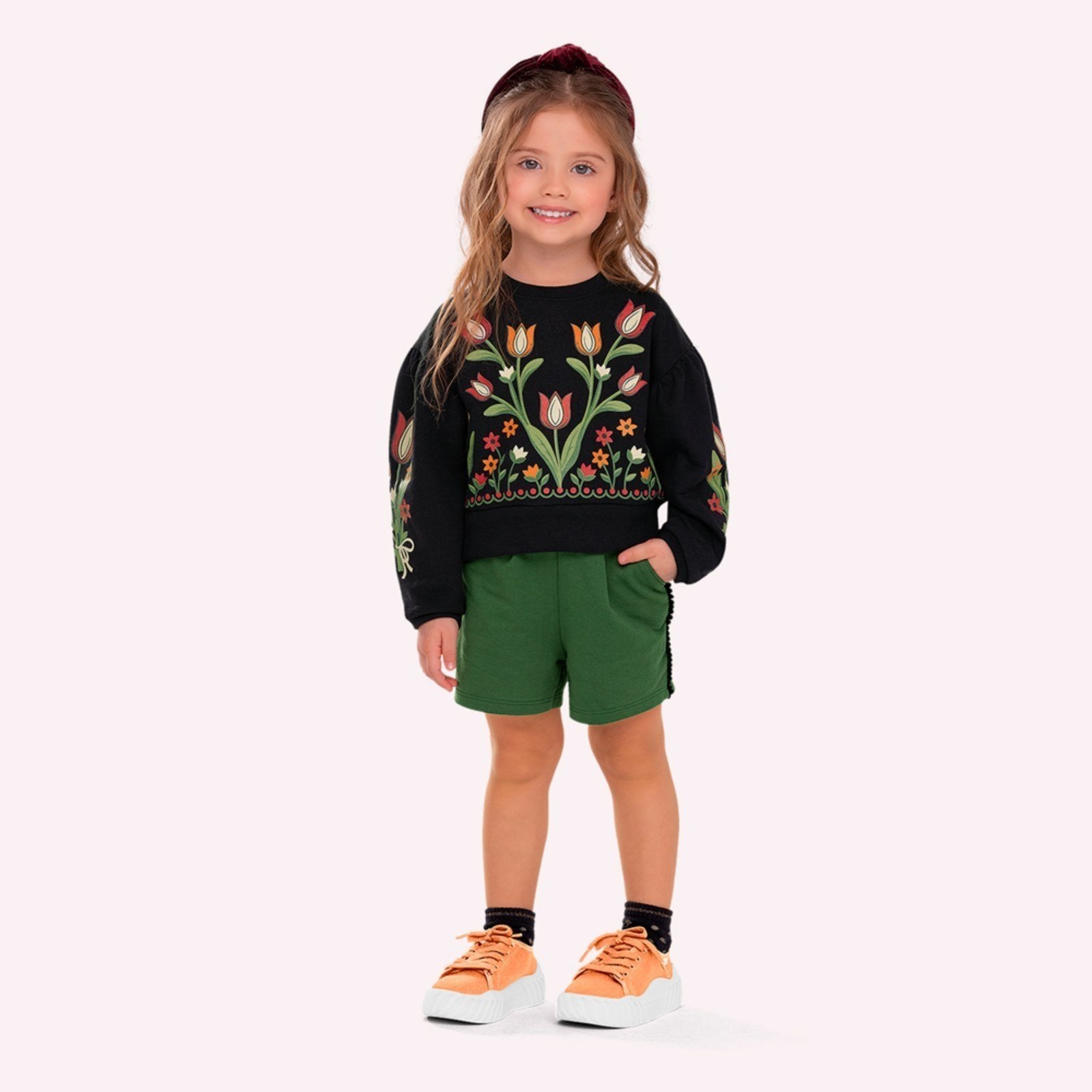 Infantil - Conjunto Menina Tulipas Nanai