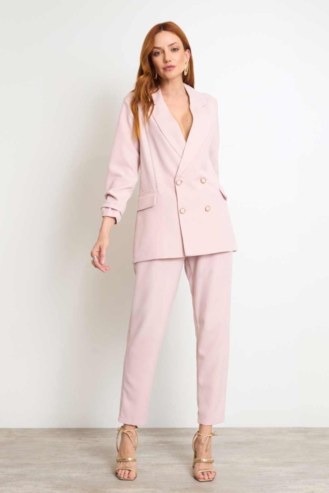 Blazer Vanibele Alfaiataria Rosê