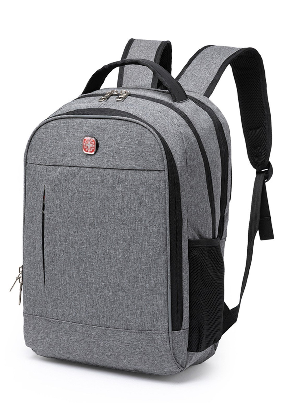 Vista 3 Mochila Crossgear Executiva Notebook Cinza Crossgear preto