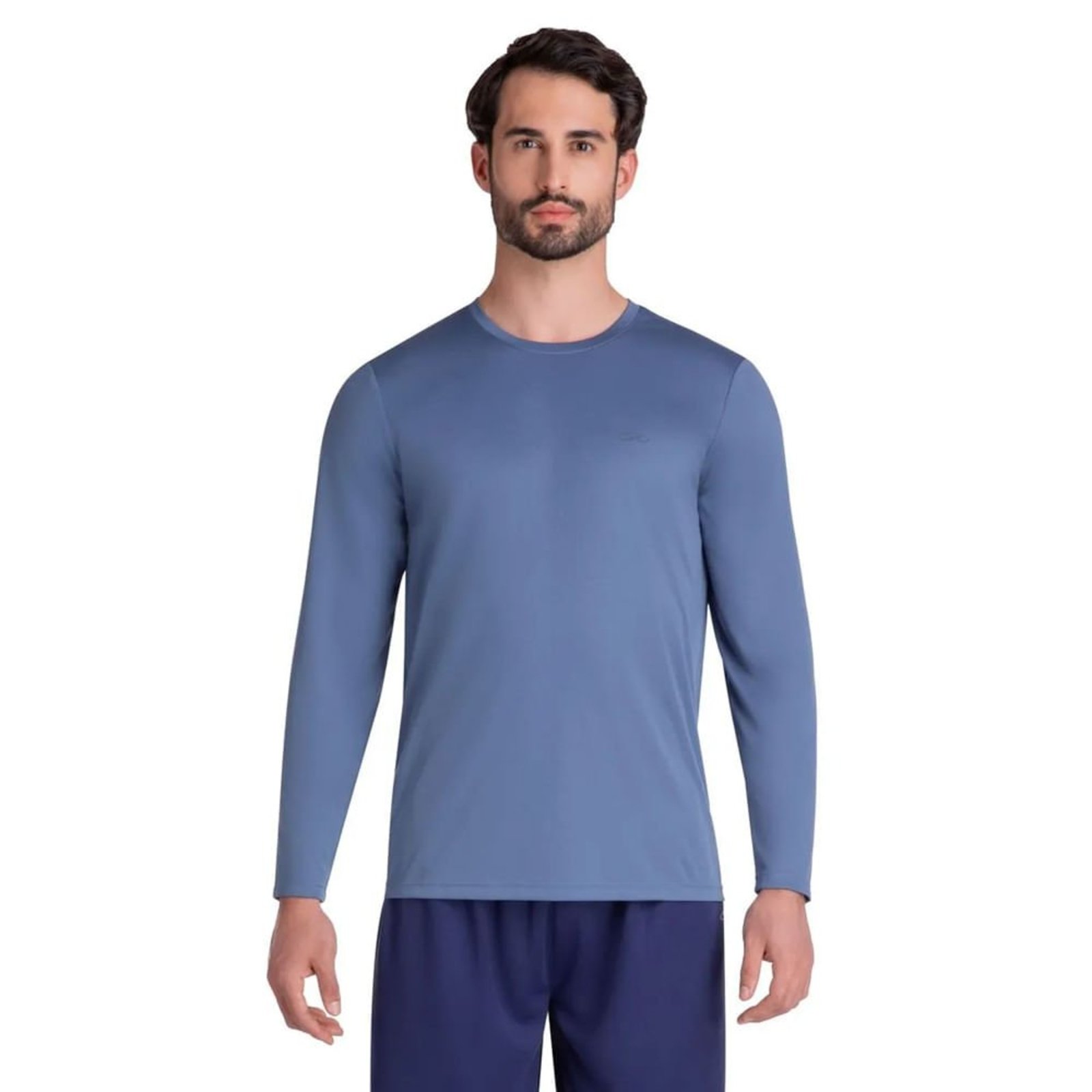 Camiseta Masculina Olympikus Essential UVA/UVB Azul