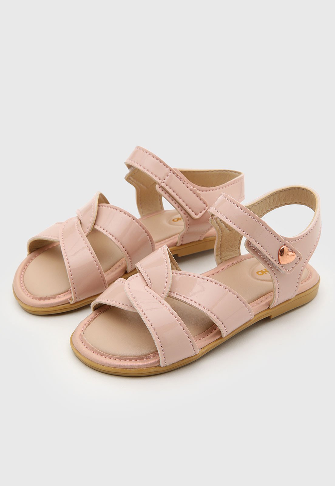 Infantil - Sandália Pimpolho Tiras Cruzadas Rosa