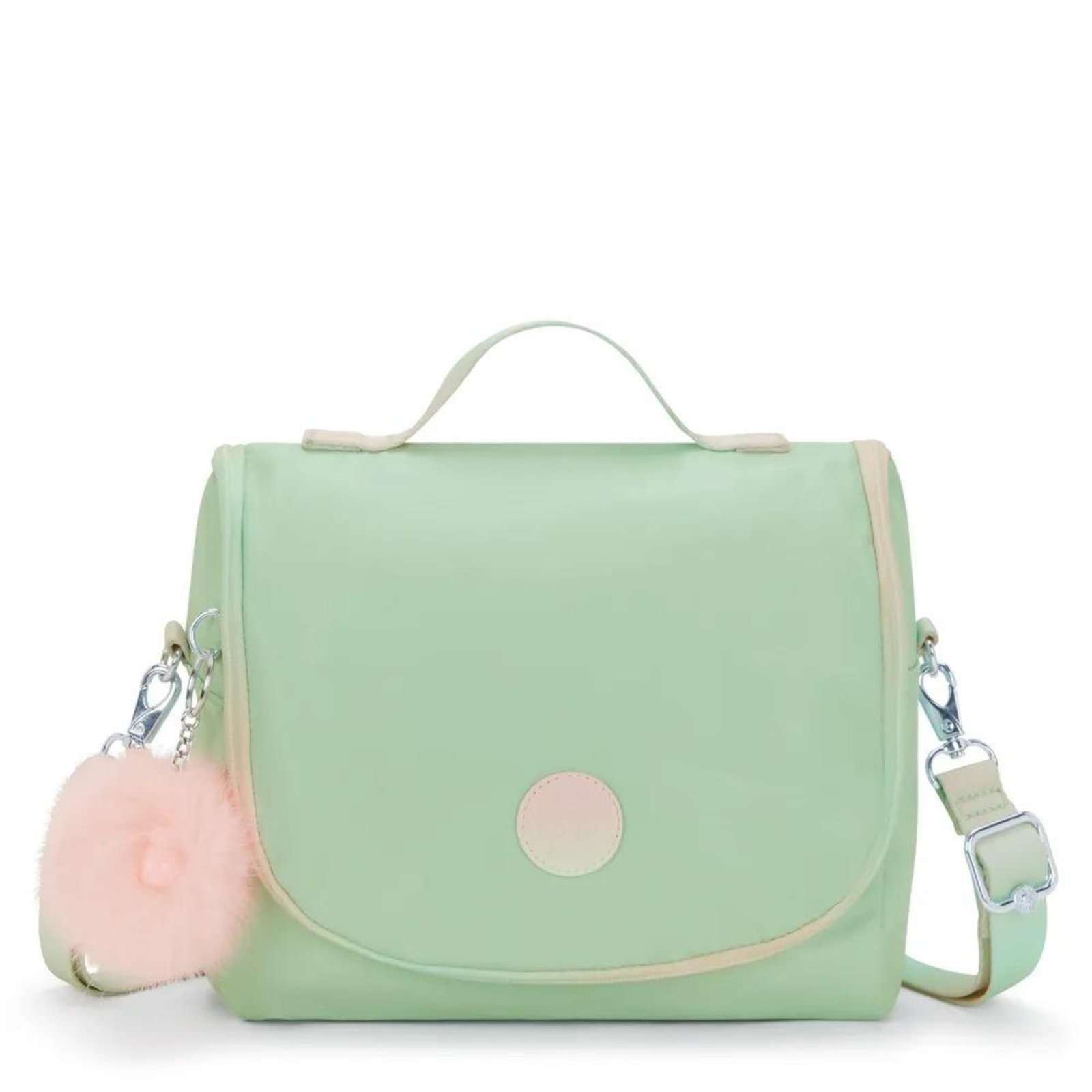 Vista 2 Infantil - Lancheira Kipling New Kichirou Soft Green Met verde green Kipling verde green