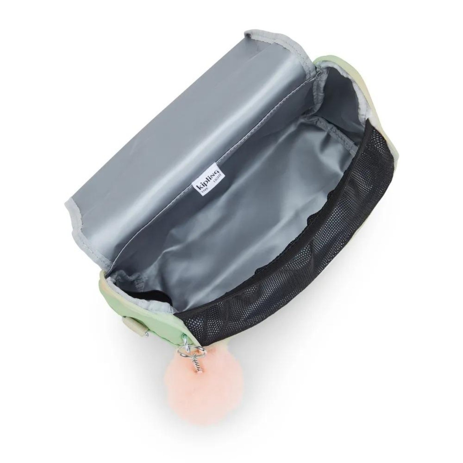 Vista 3 Infantil - Lancheira Kipling New Kichirou Soft Green Met verde green Kipling verde green