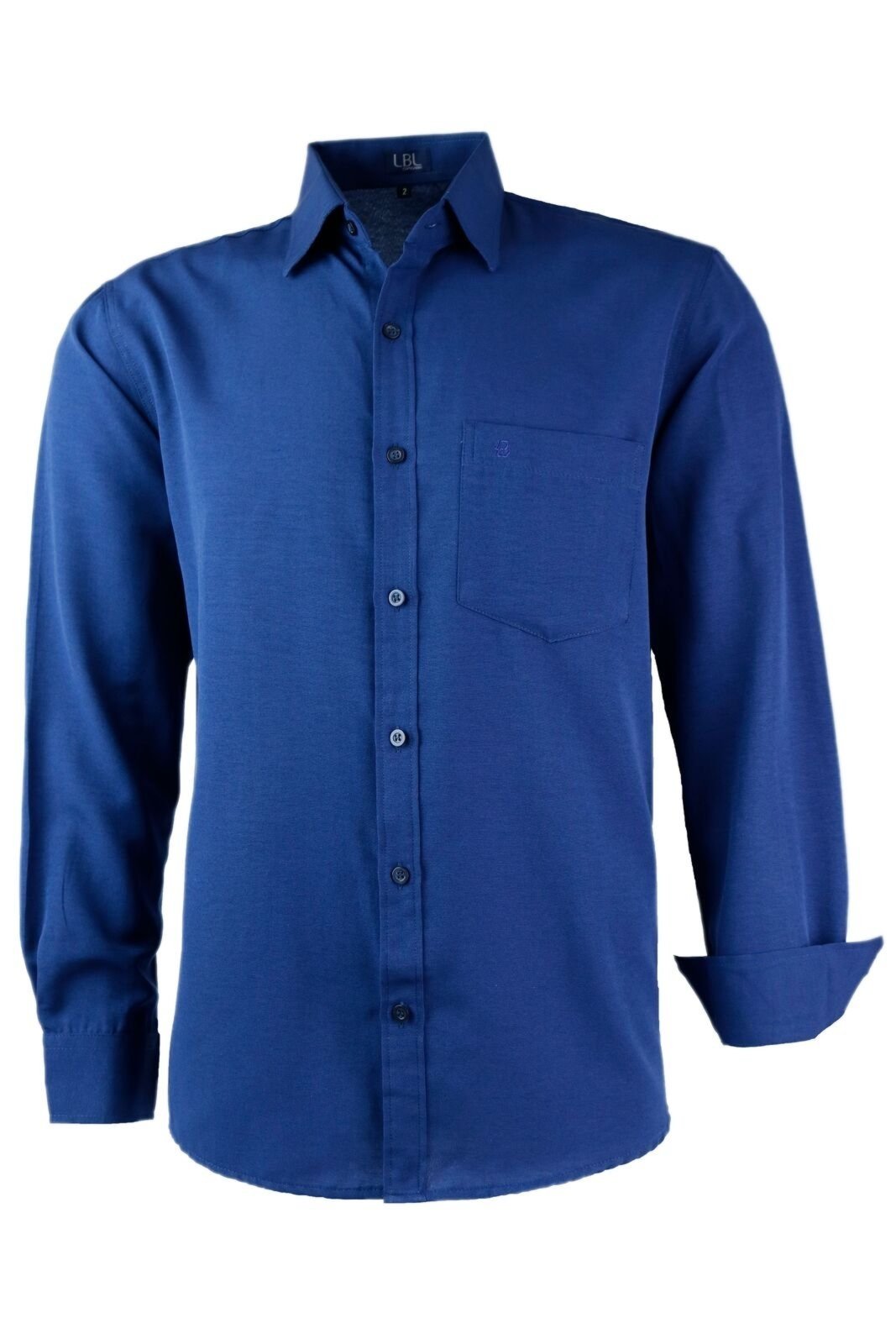 Camisa Masculina Social Lbl Manga Longa Tecido Misto 3006