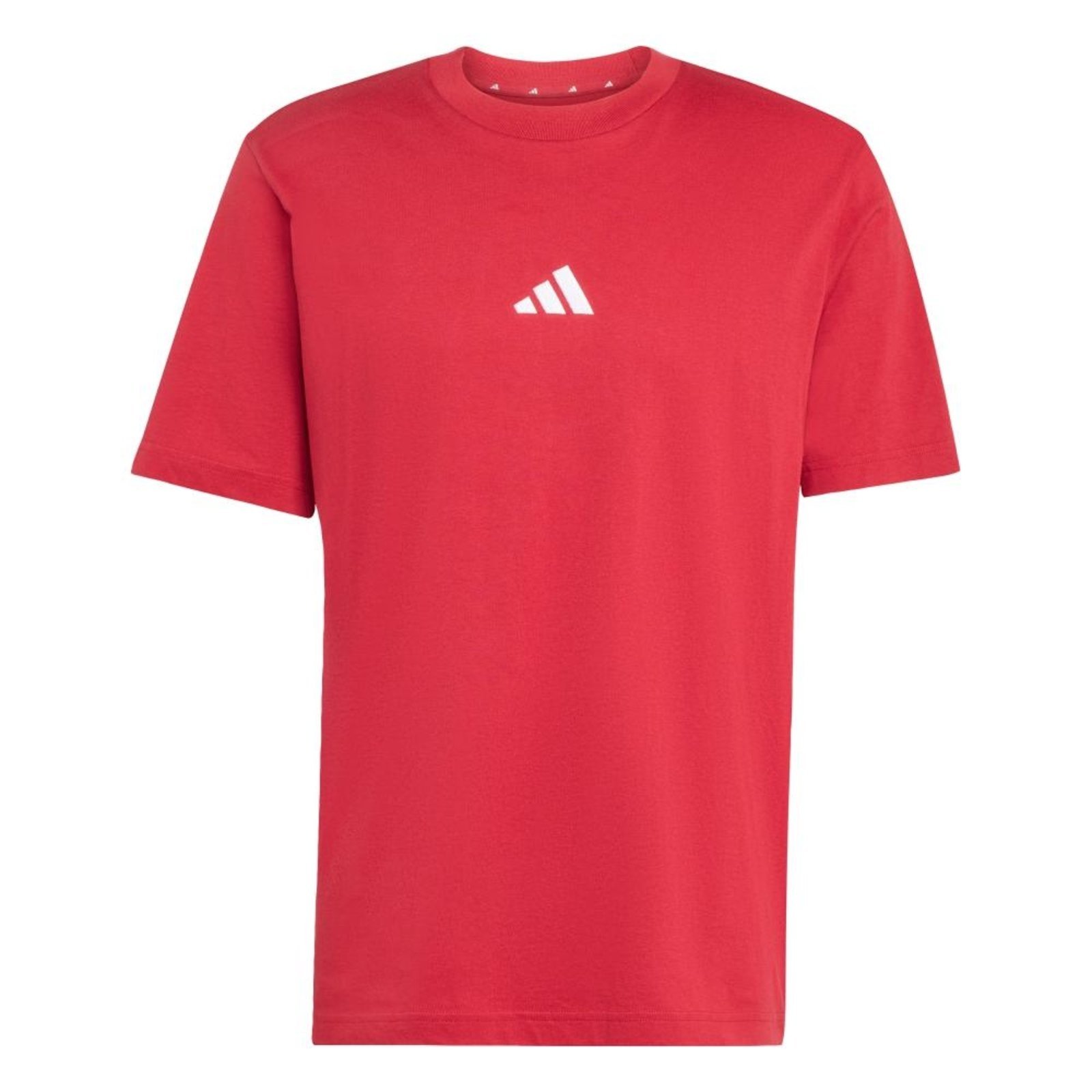 Camiseta Essentials de malha simples com logotipo pequeno adidas Sportswear Vinho