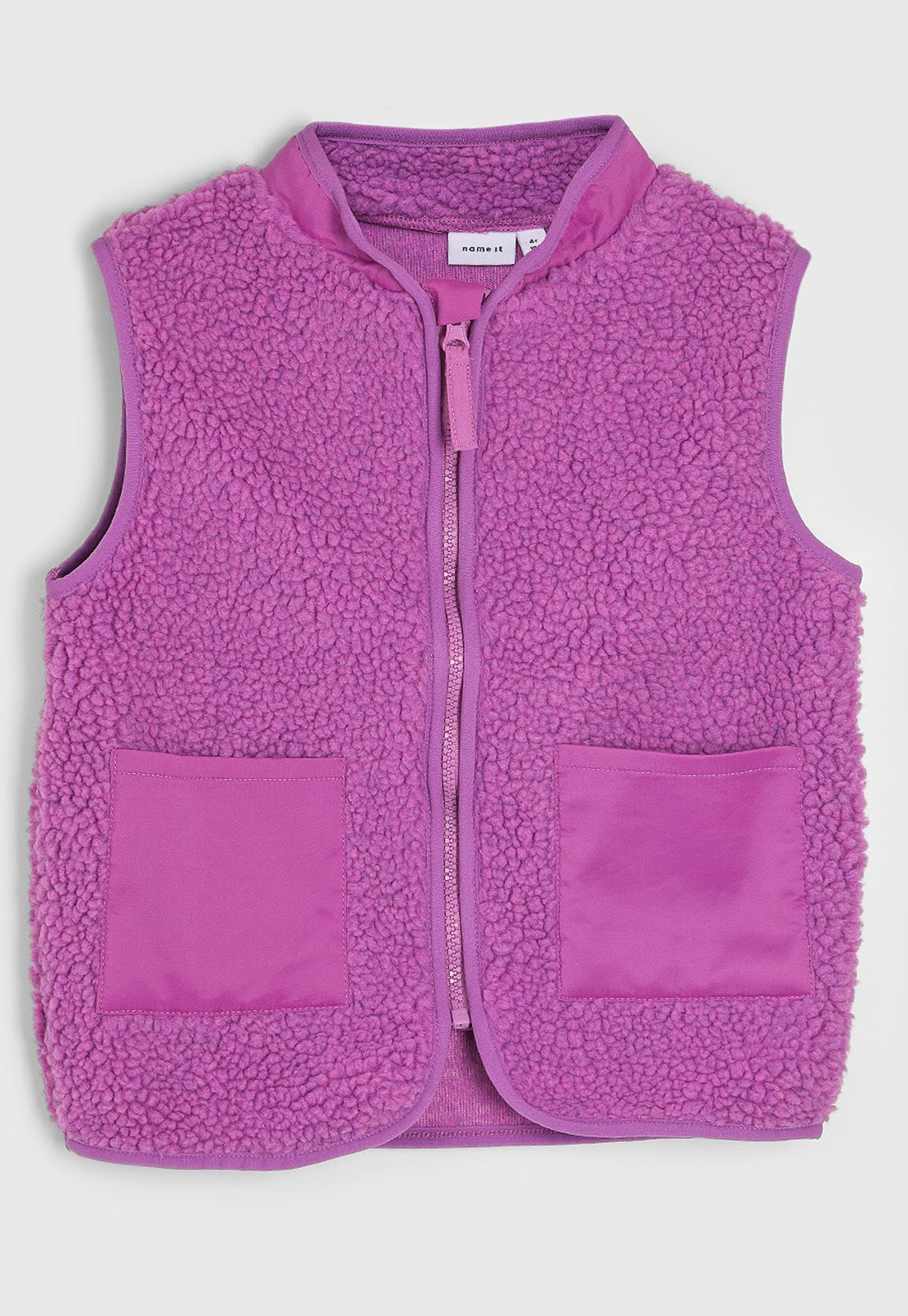 Infantil – Colete Name It Tricot Rosa
