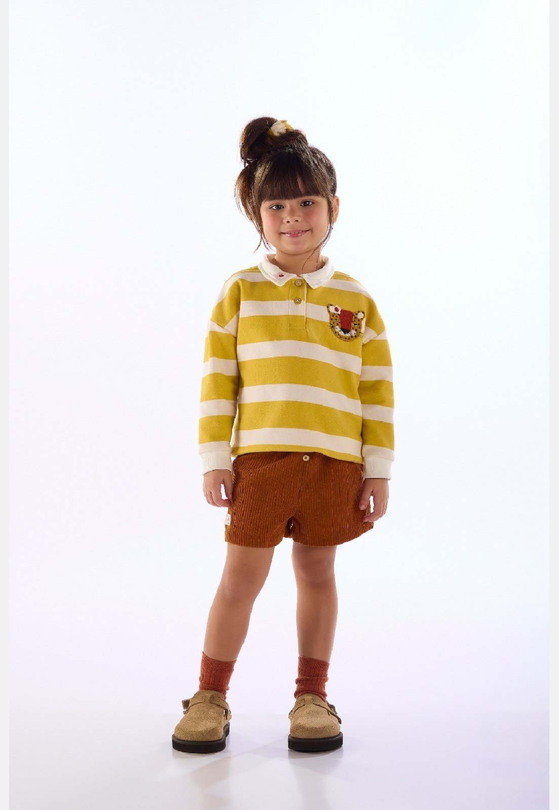 Infantil - Conjunto Onça Três e Já Amarelo