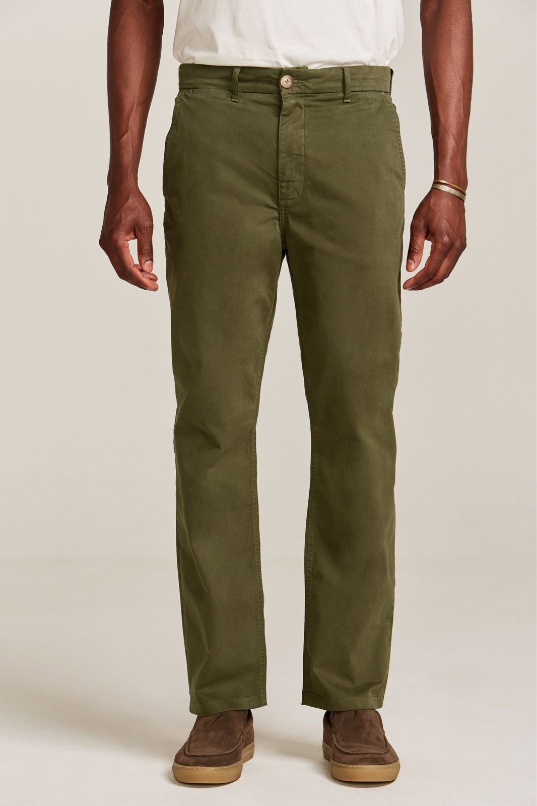 Calça Chino Verde Oliva Zapälla Verde Oliva