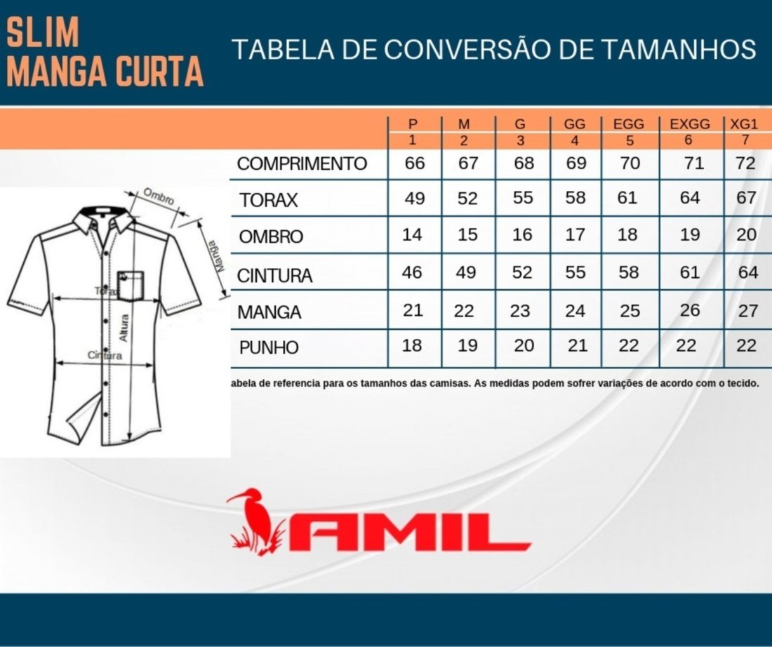 Vista 3 Camisa Social Amil Slim Com elastano Talks Macia Manga Curta Marinho azul marinho Amil azul marinho