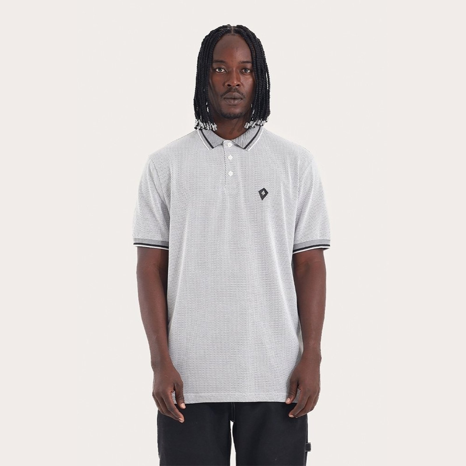 Polo M/C Texture Gray